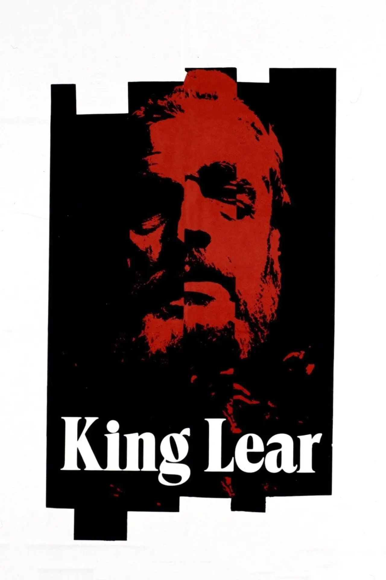 Plakat filmowy "King Lear"