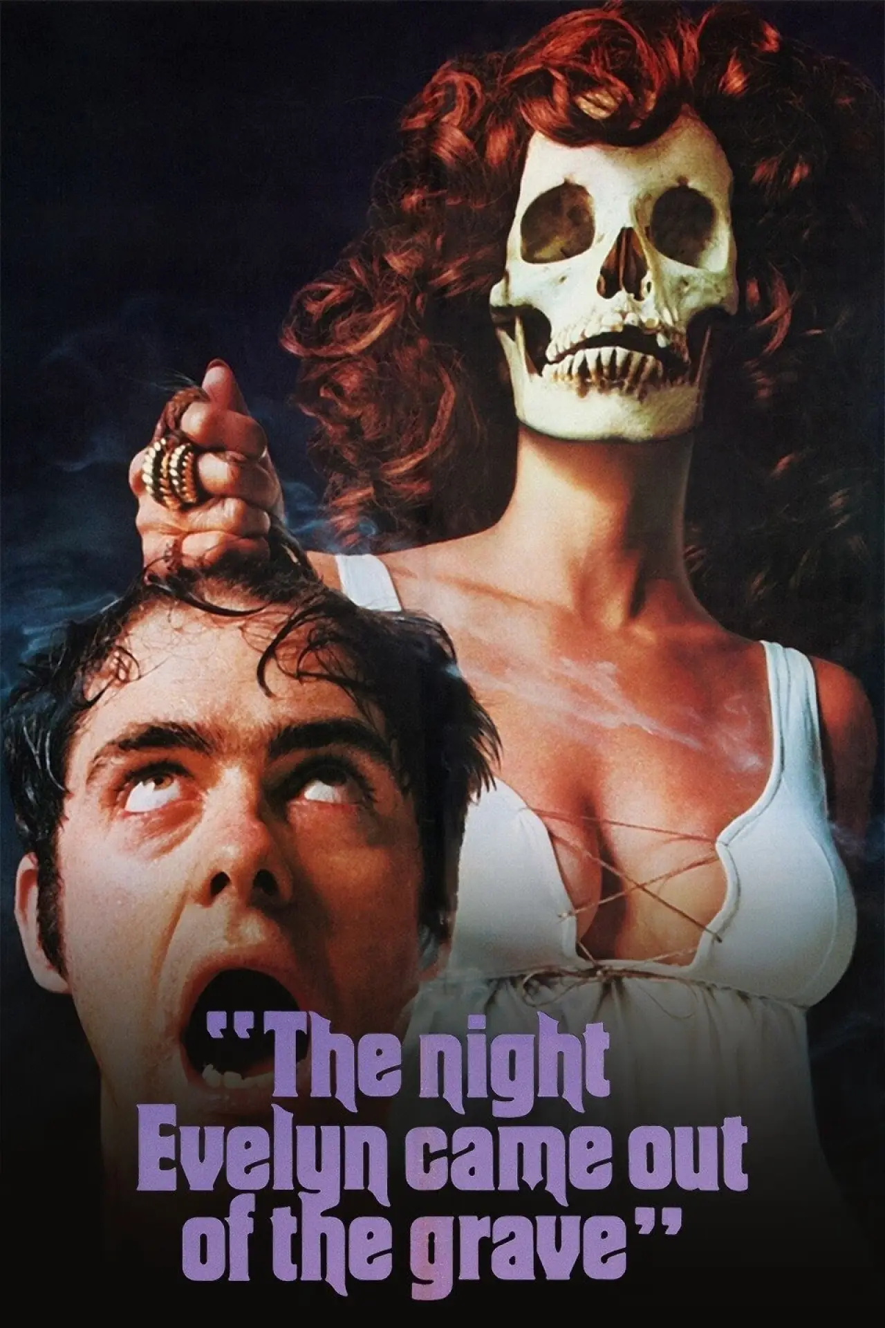 Plakat filmowy "La notte che Evelyn uscì dalla tomba"