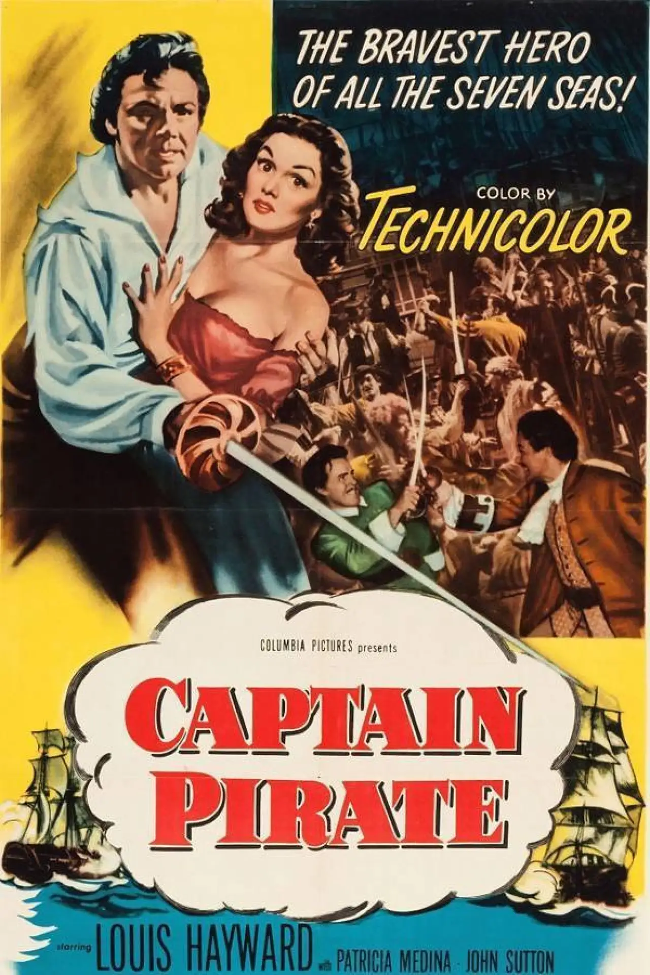 Plakat filmowy "Kapitan Piratów"