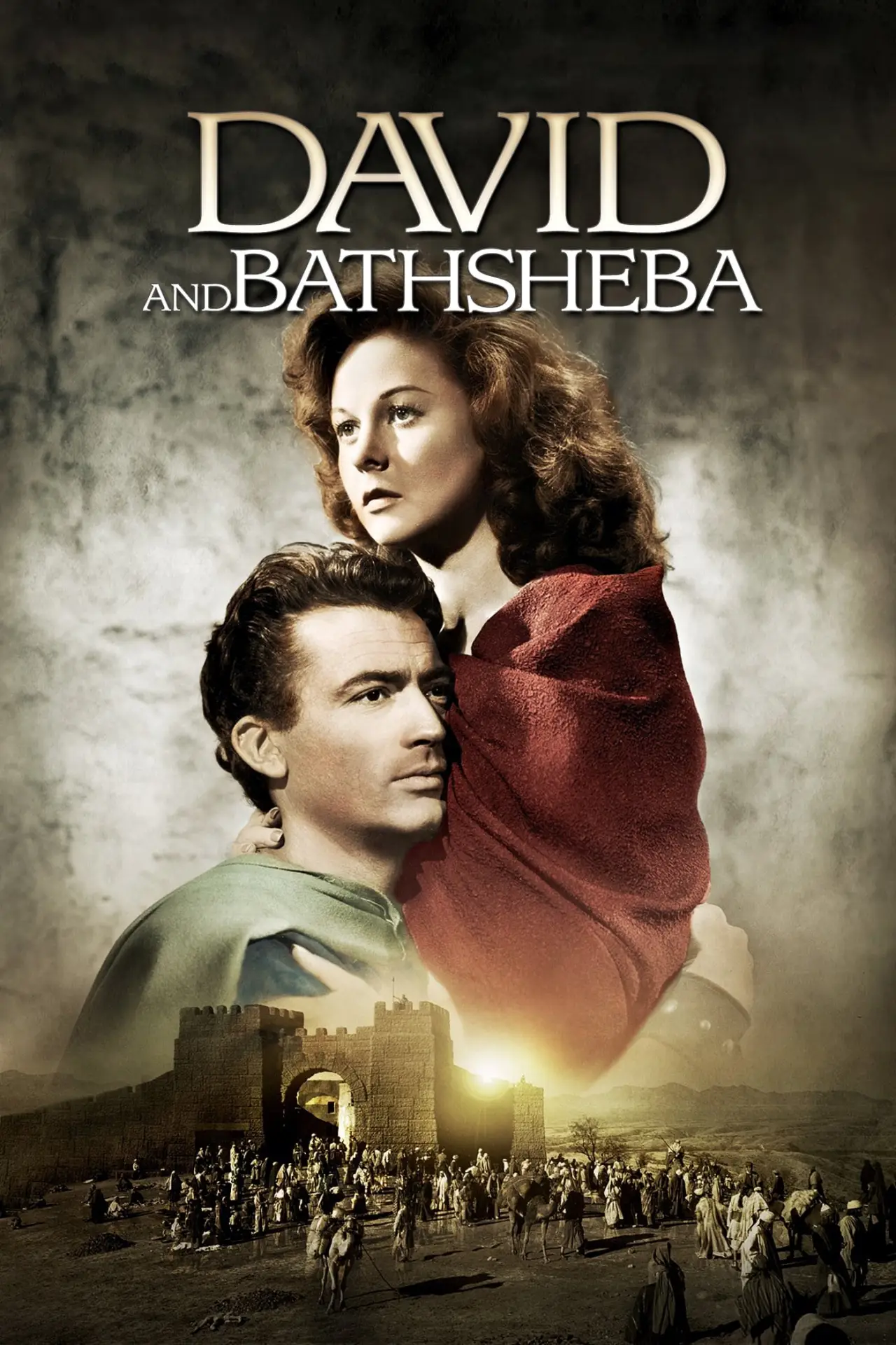 Plakat filmowy "Dawid i Betszeba"