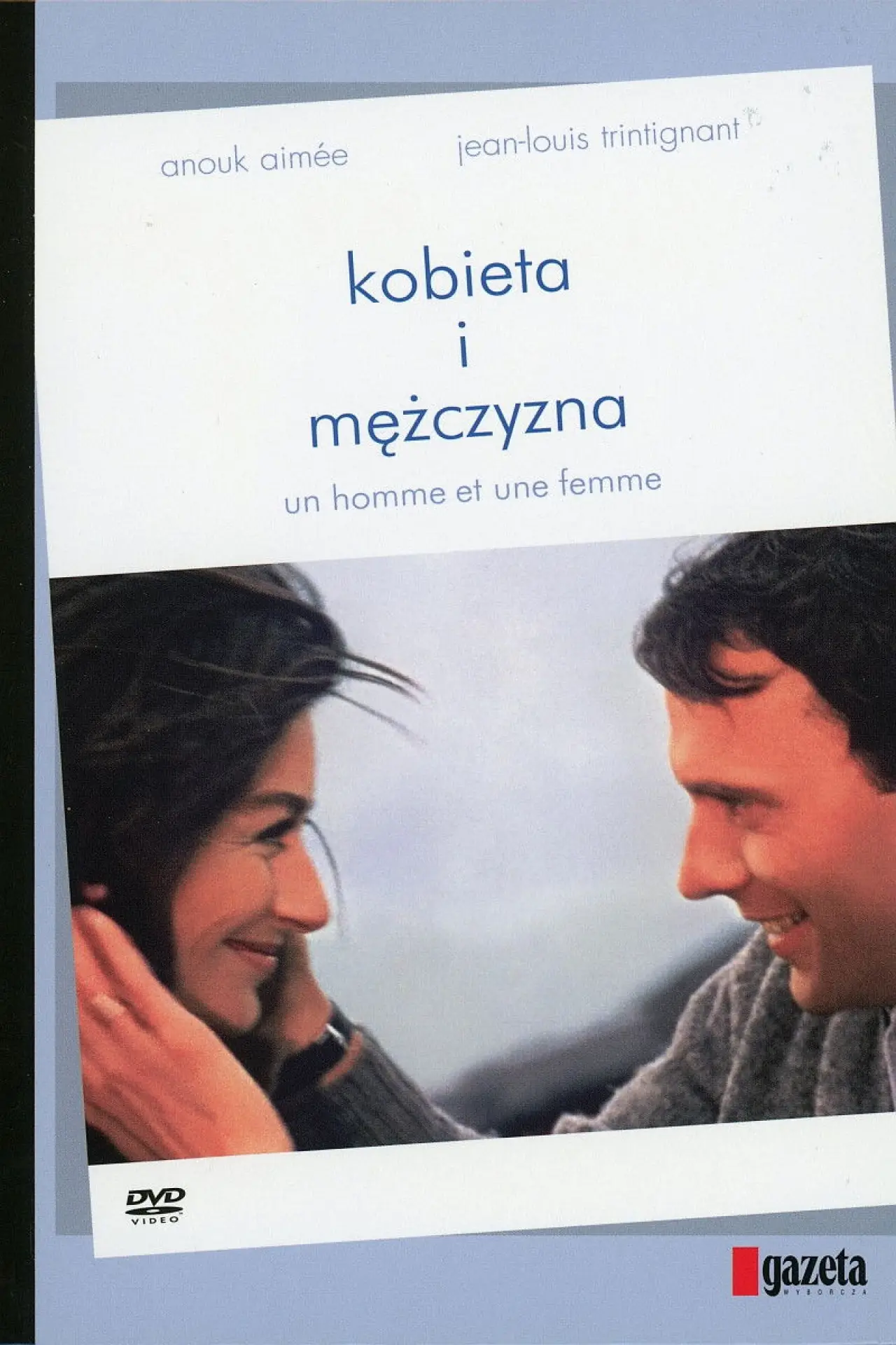 Plakat filmowy "Kobieta i mężczyzna"