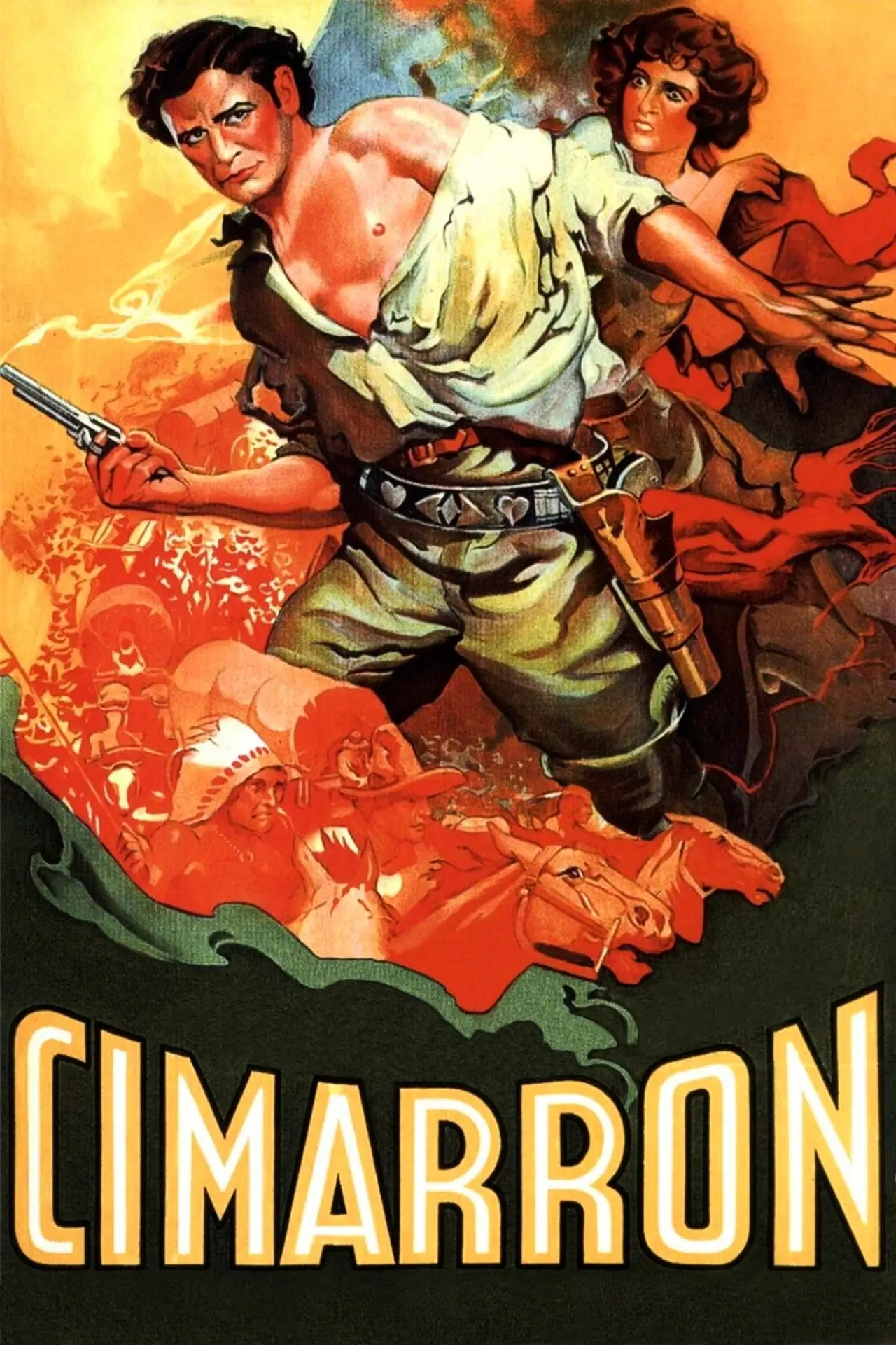 Plakat filmowy "Cimarron"