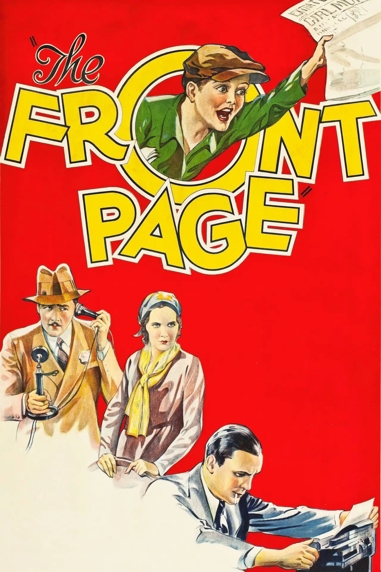 Plakat filmowy "The Front Page"