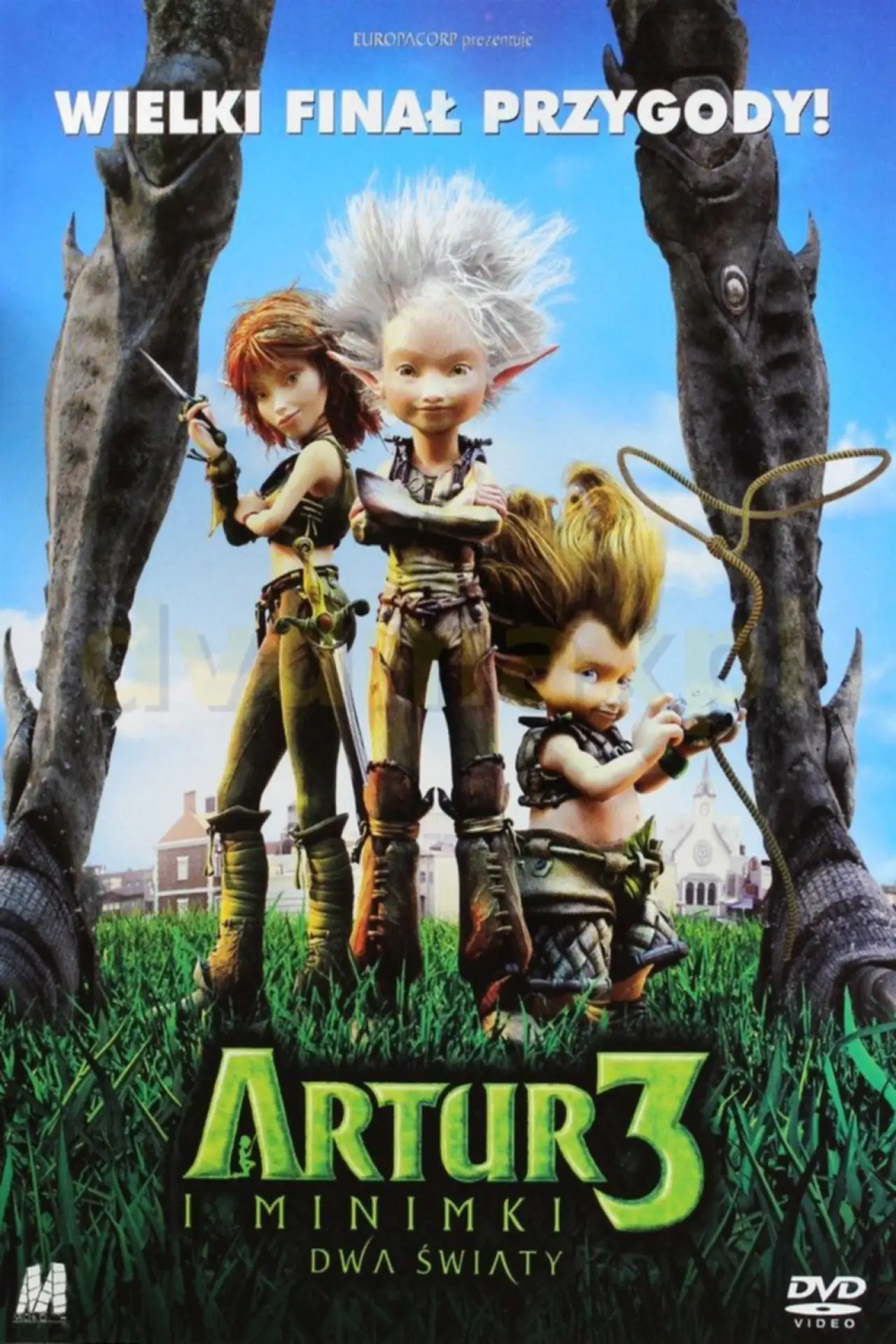 Plakat filmowy "Artur i Minimki 3. Dwa światy"