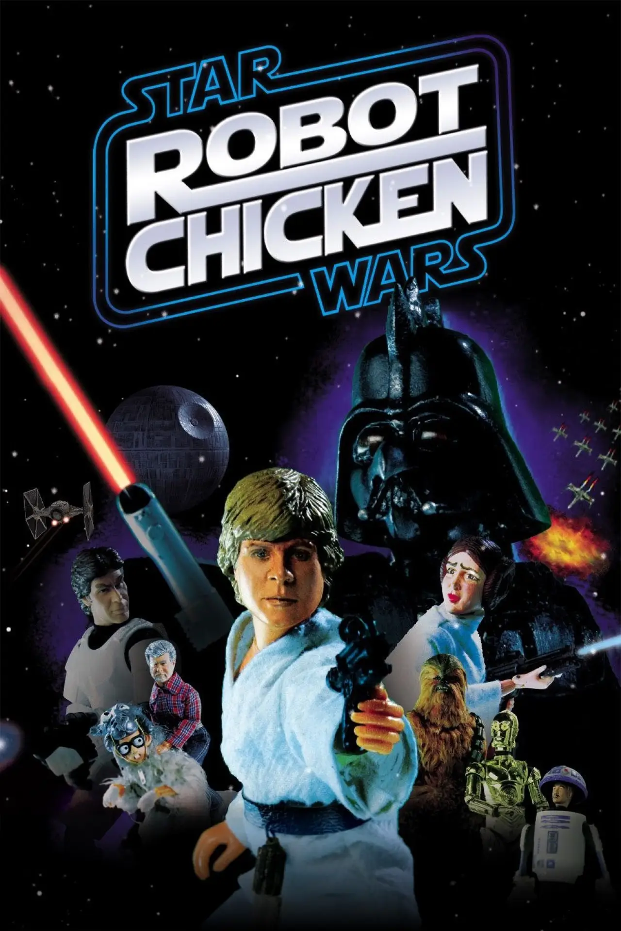 Plakat filmowy "Robot Chicken: Star Wars"