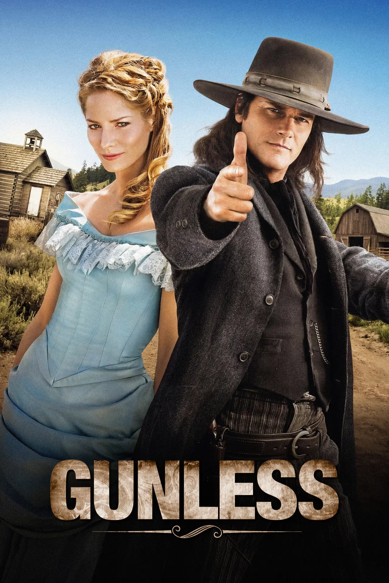 Plakat filmowy "Gunless"