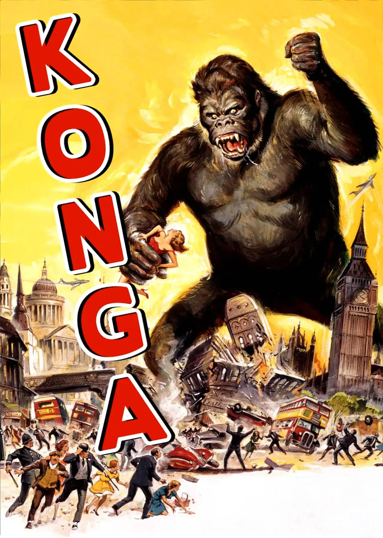Plakat filmowy "Konga"