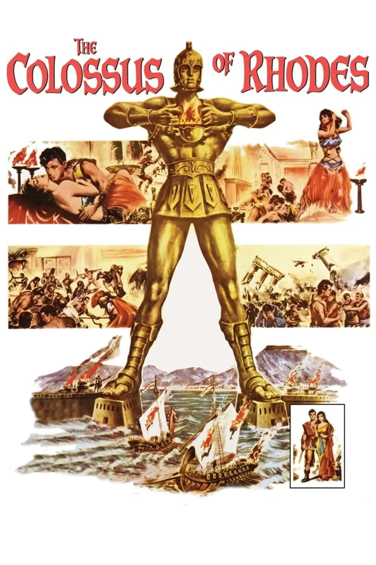 Plakat filmowy "Kolos z Rodos"