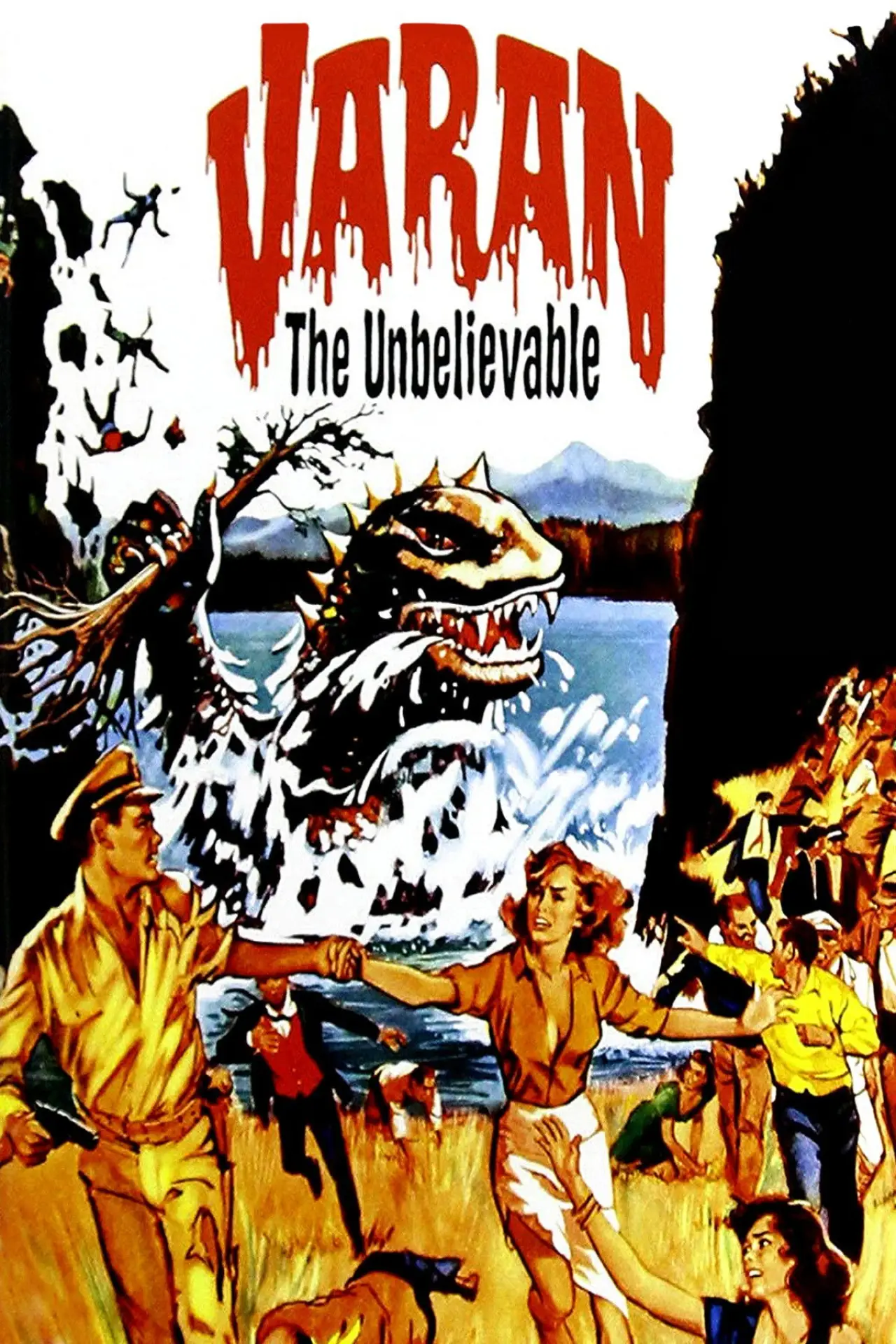 Plakat filmowy "Varan the Unbelievable"