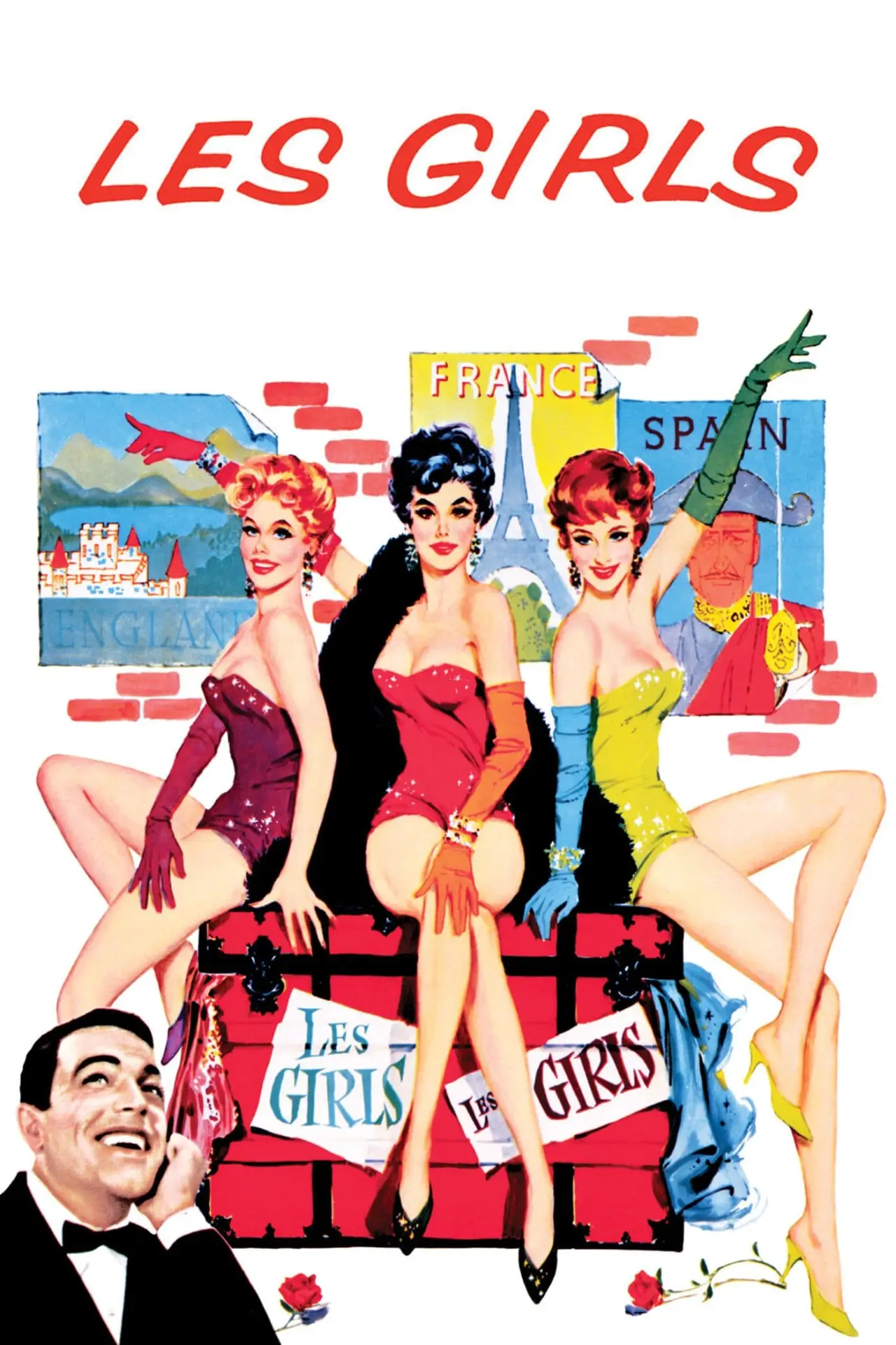 Plakat filmowy "Roztańczone dziewczyny"