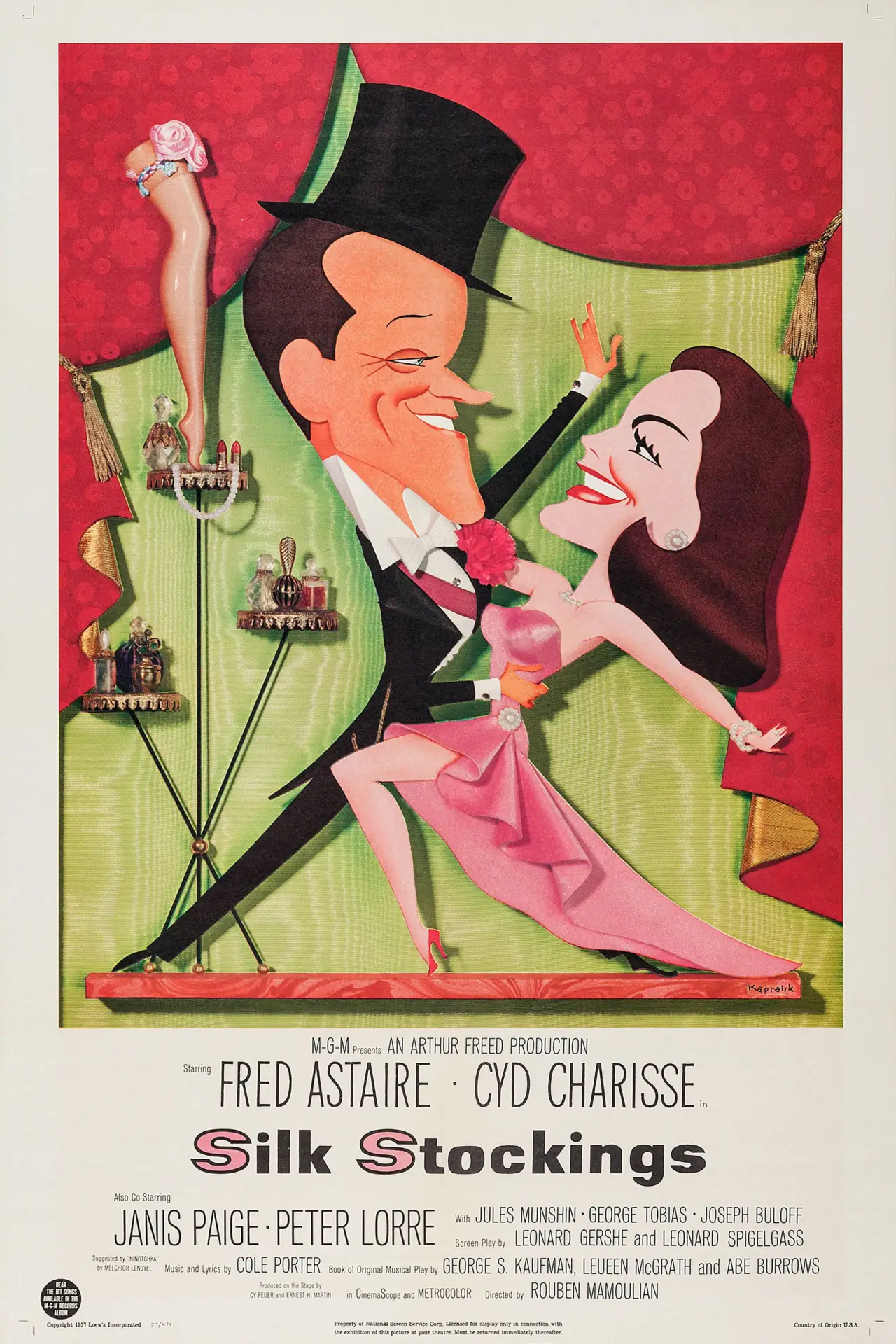 Plakat filmowy "Silk Stockings"