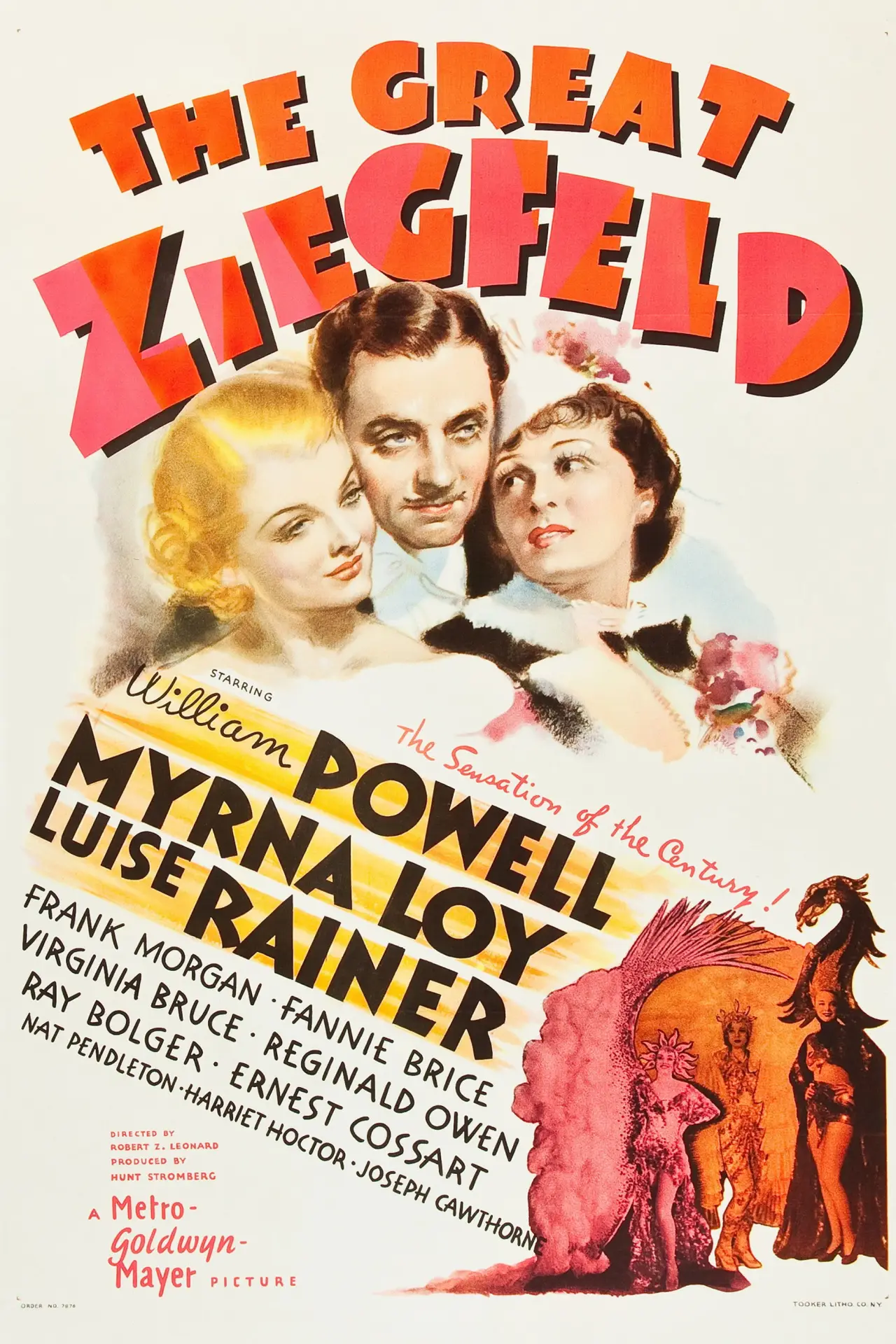 Plakat filmowy "The Great Ziegfeld"