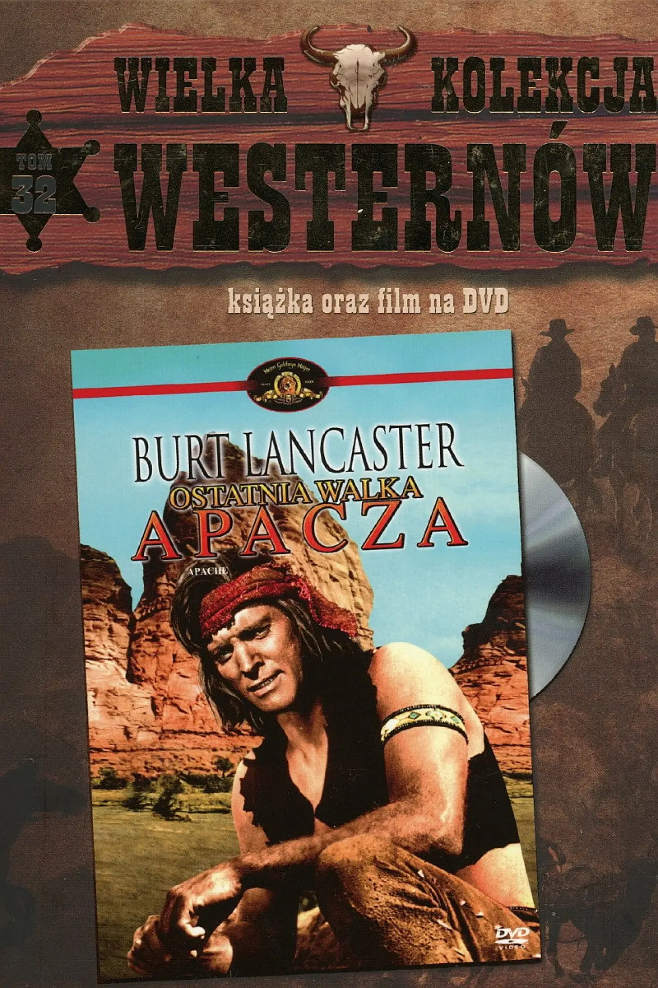 Plakat filmowy "Ostatnia walka Apacza"