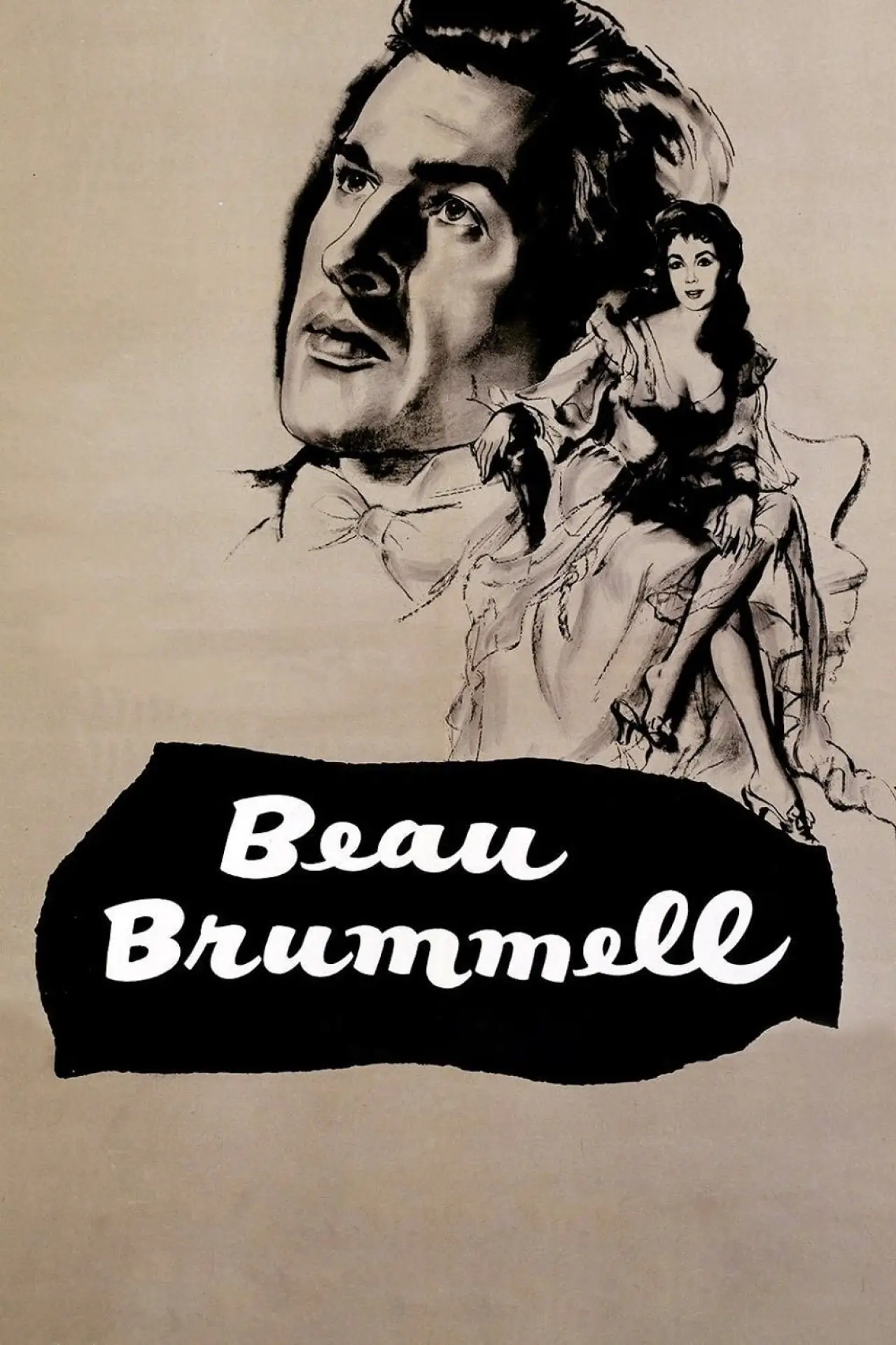 Plakat filmowy "Piękny Brummel"