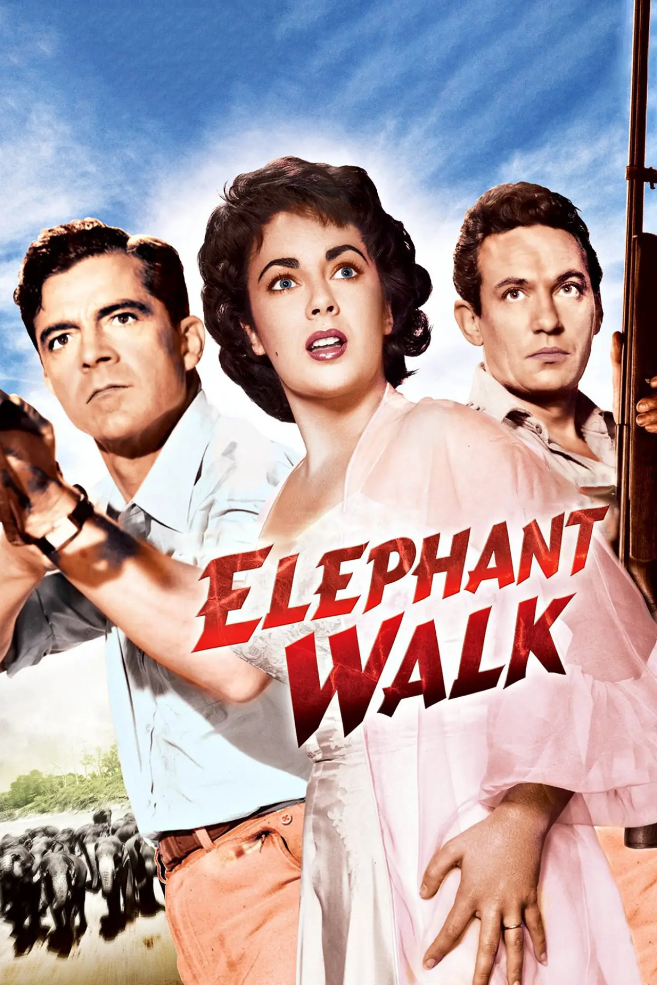 Plakat filmowy "Elephant Walk"