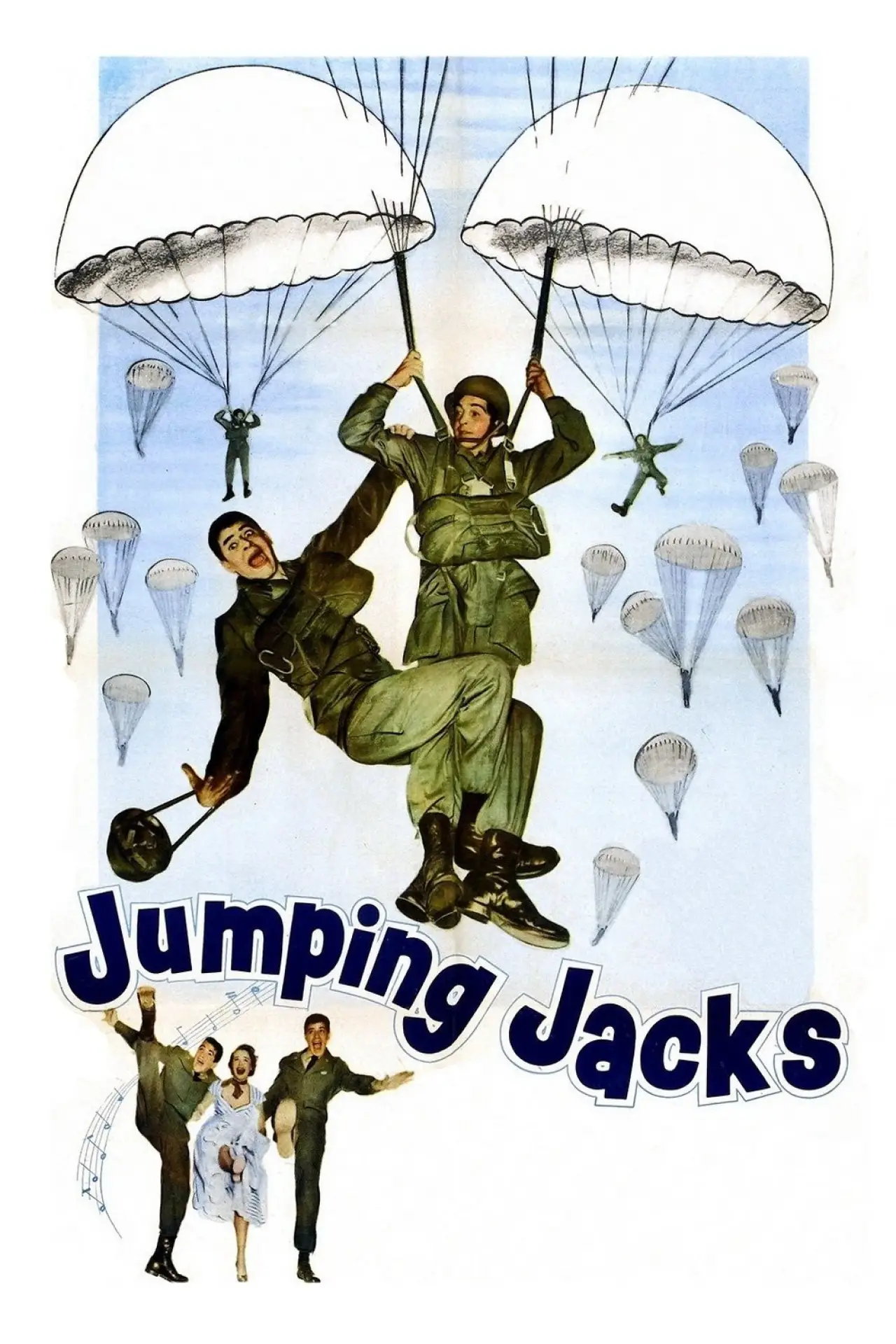 Plakat filmowy "Jumping Jacks"