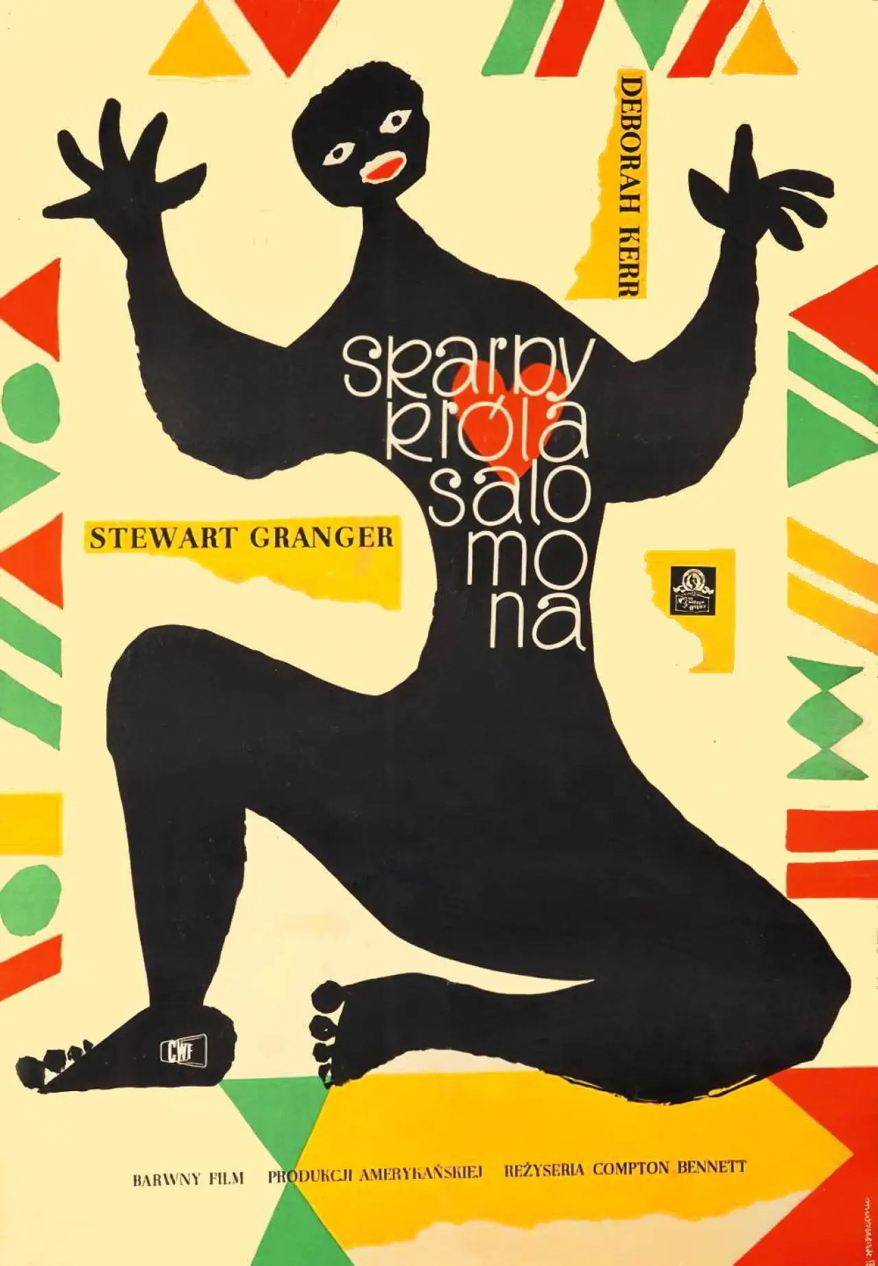 Plakat filmowy "Skarby króla Salomona"