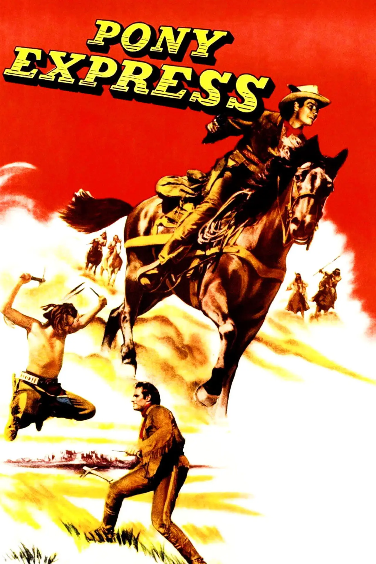 Plakat filmowy "Pony Express"