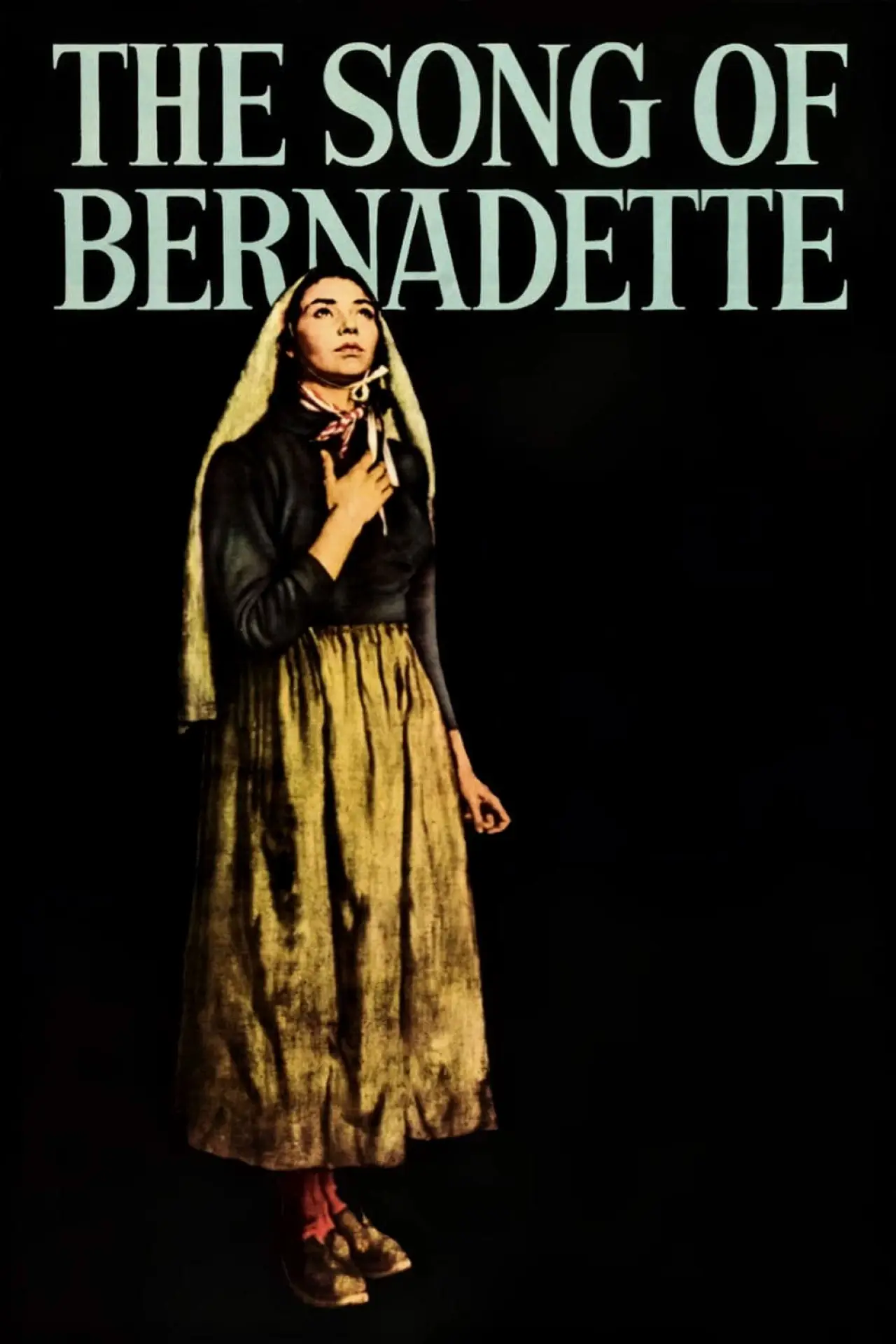 Plakat filmowy "Pieśń o Bernadetcie"