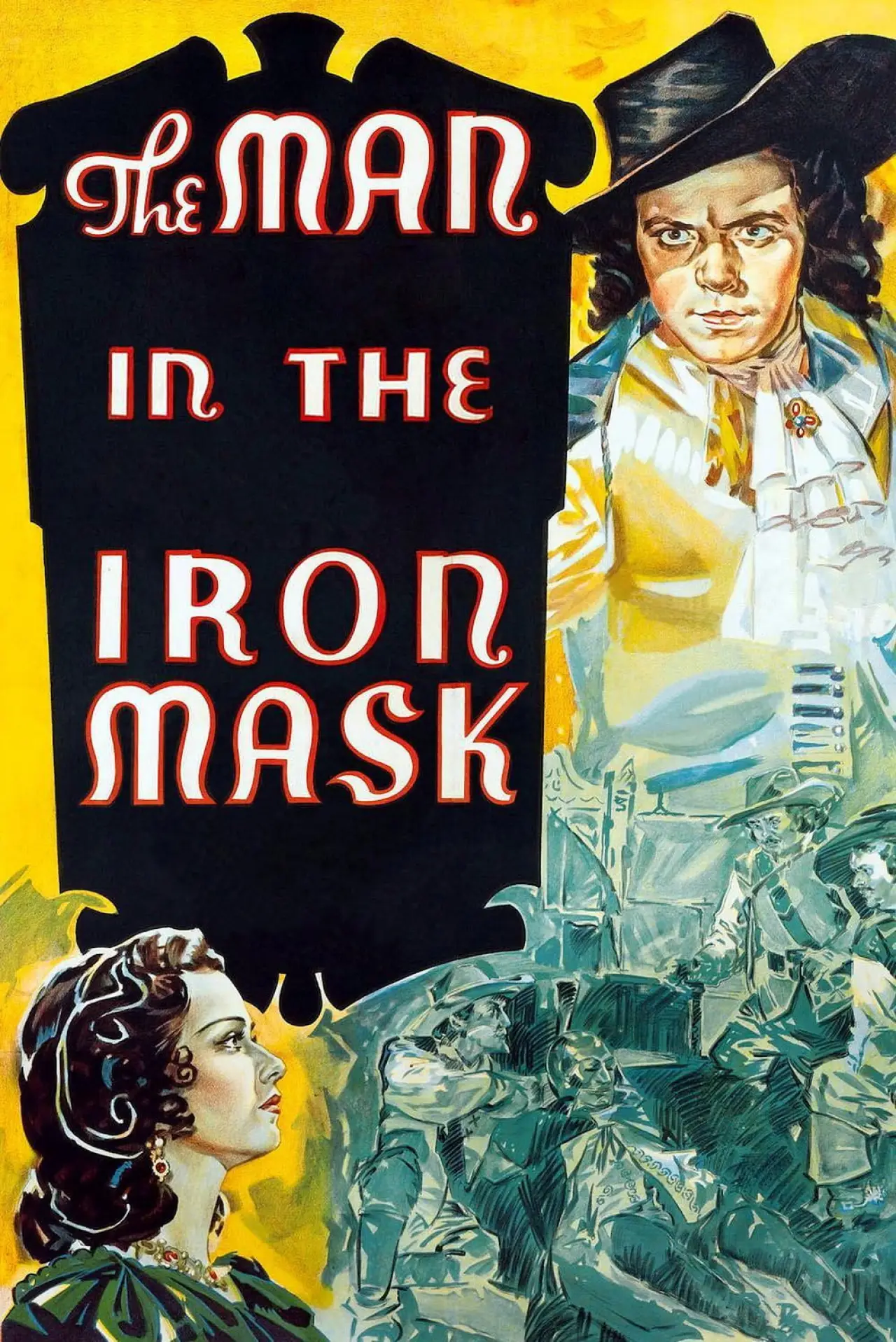 Plakat filmowy "The Man in the Iron Mask"