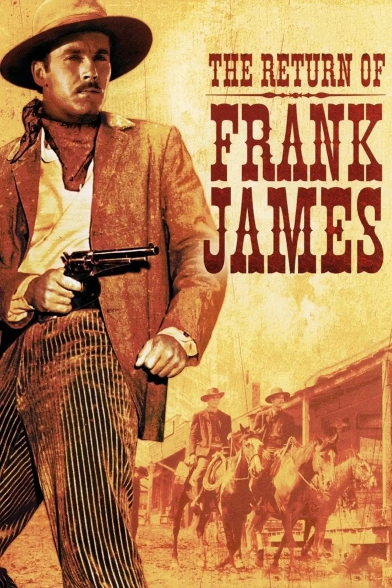 Plakat filmowy "Powrót Franka Jamesa"