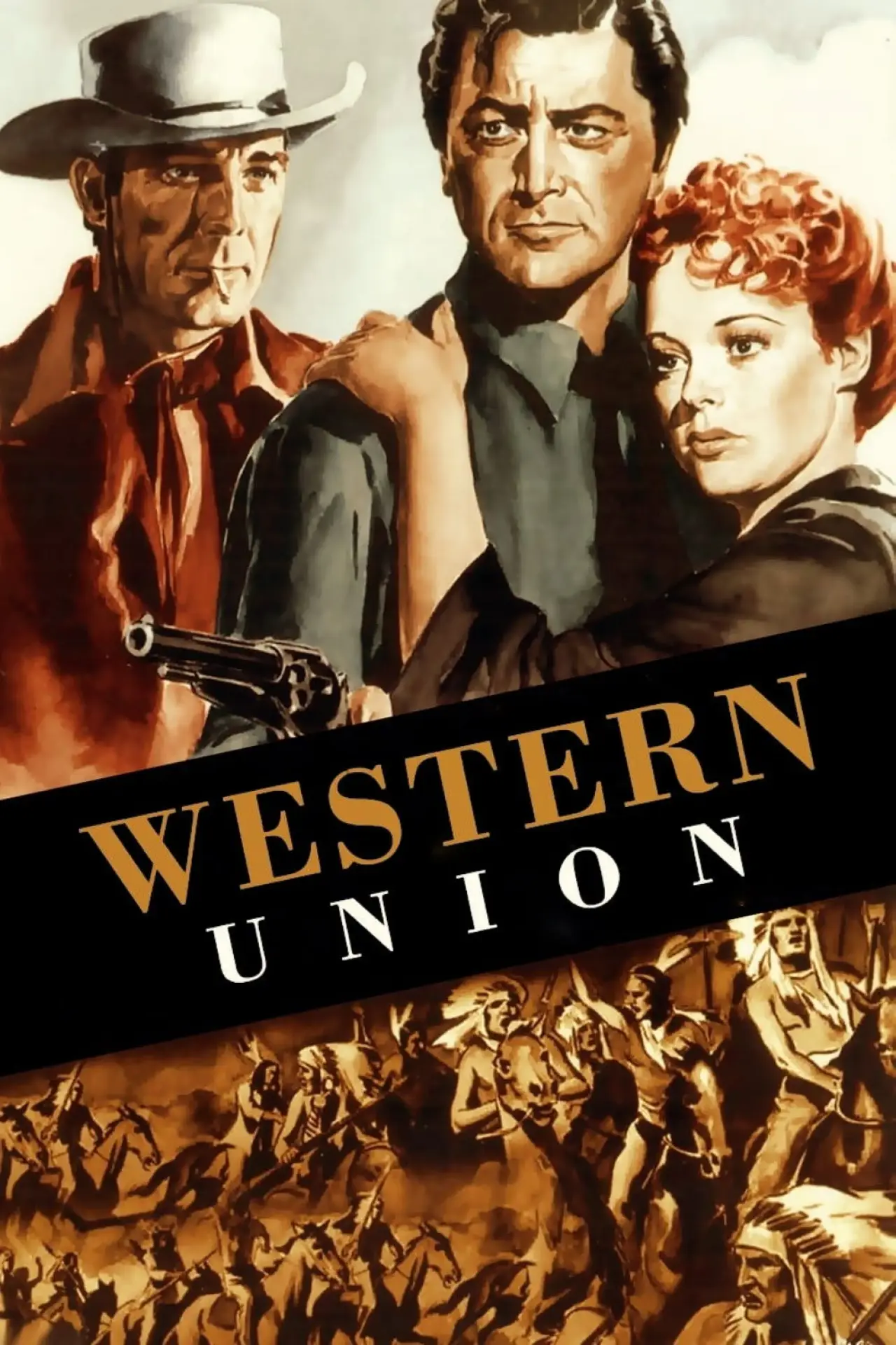 Plakat filmowy "Napad na Western Union"
