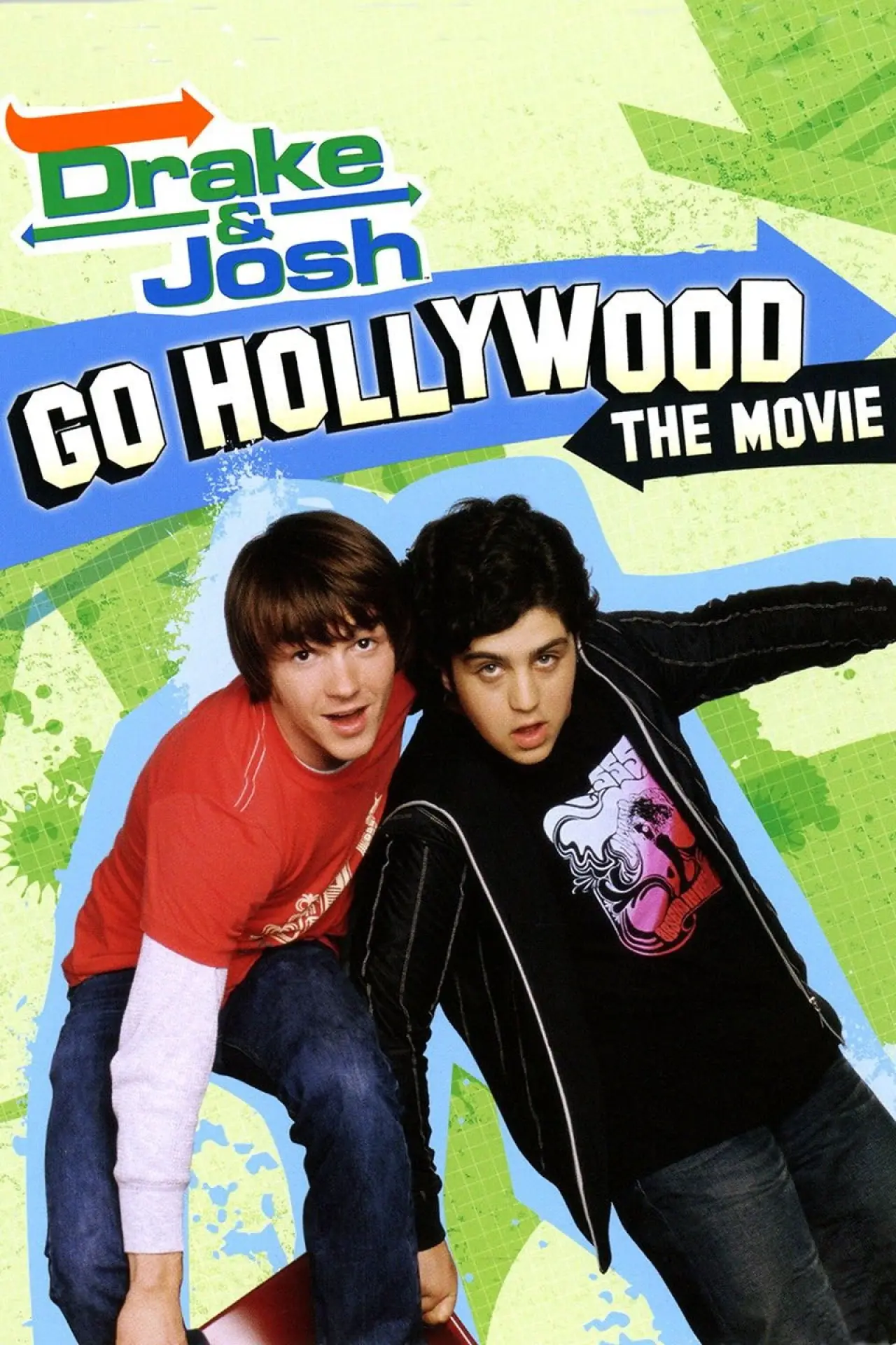 Plakat filmowy "Drake i Josh jadą do Hollywood"