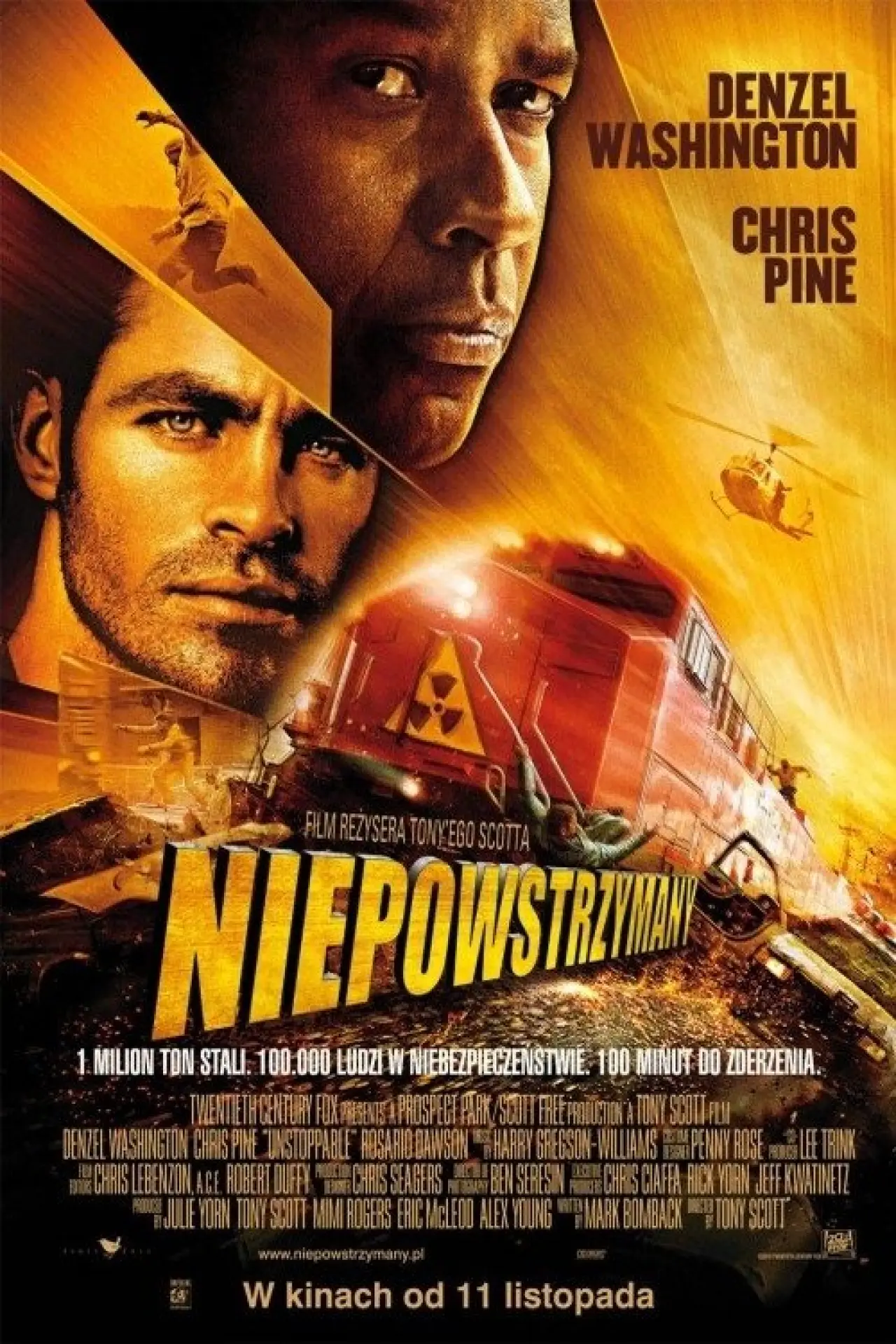Plakat filmowy "Niepowstrzymany"
