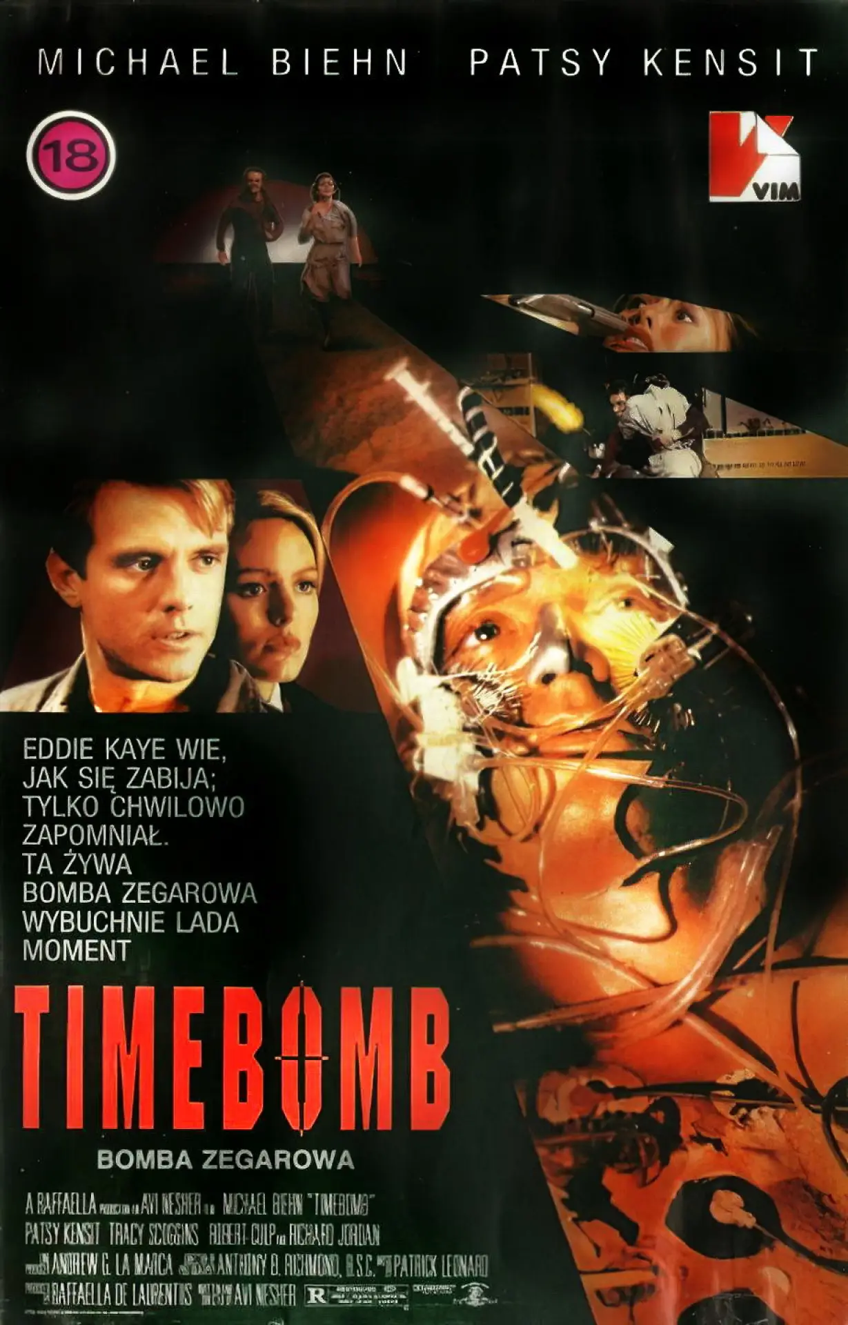 Plakat filmowy "Bomba Zegarowa"