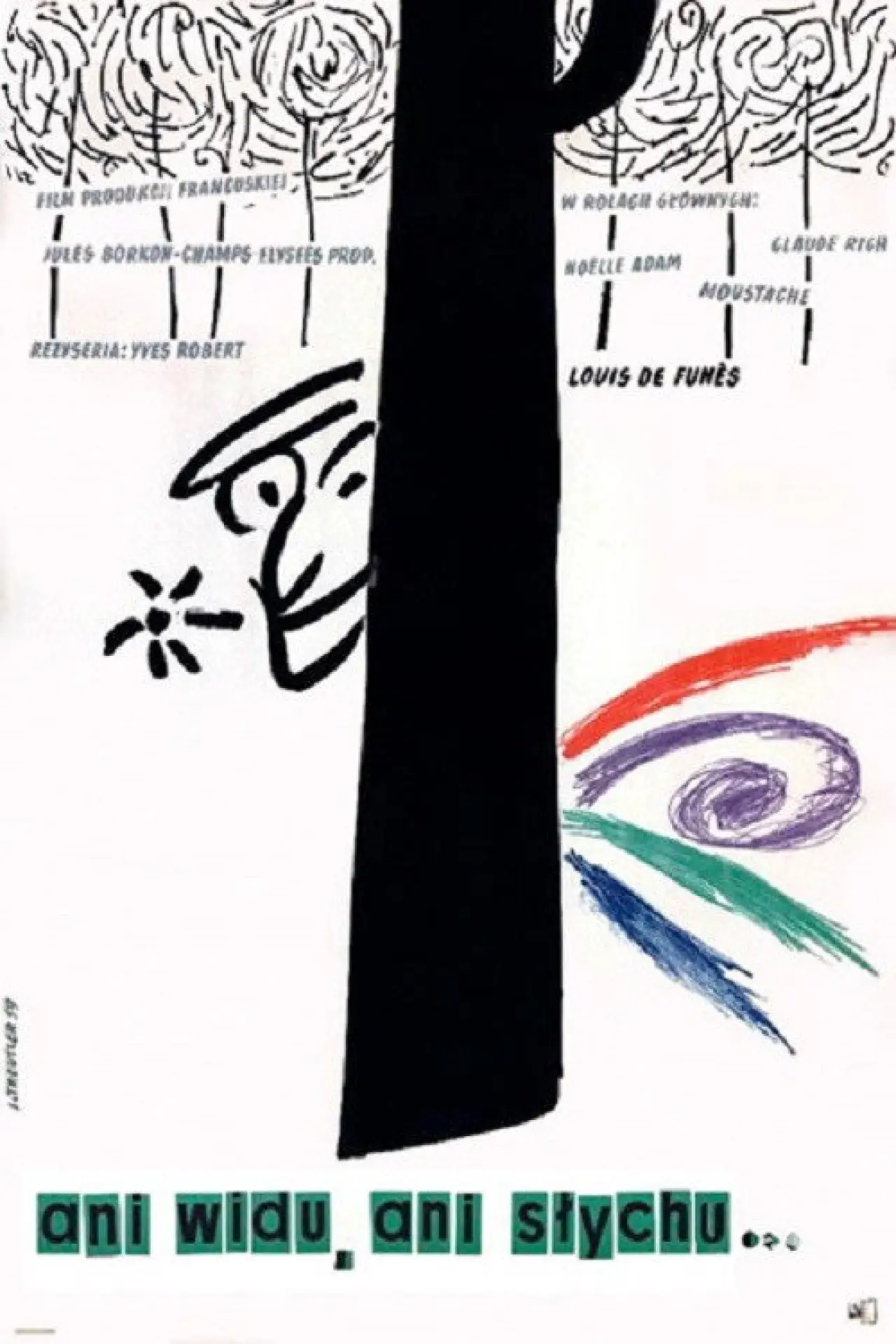 Plakat filmowy "Ani widu, ani słychu"