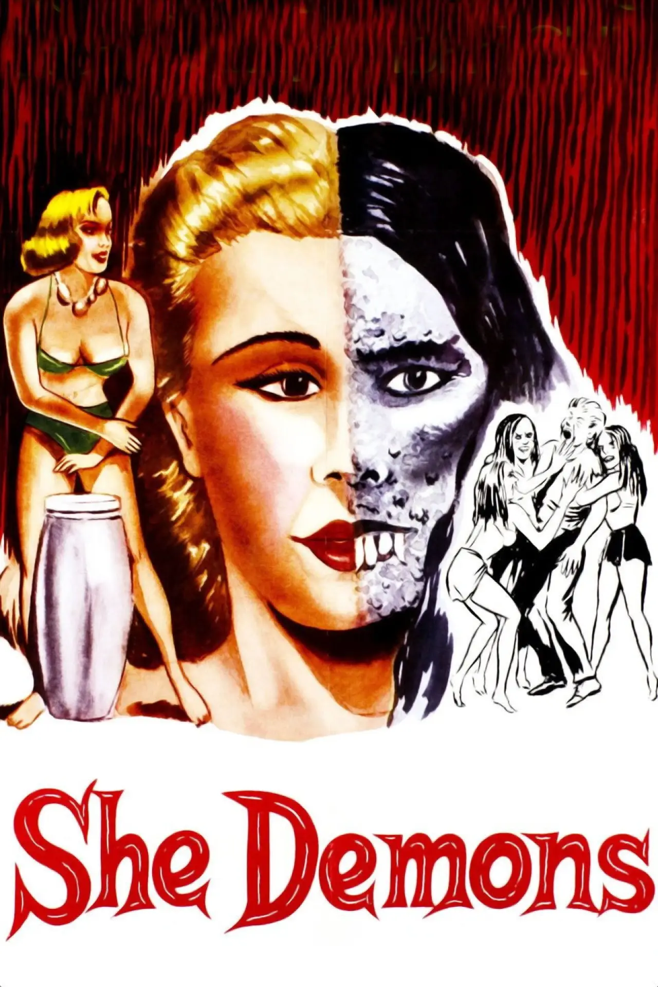 Plakat filmowy "She Demons"