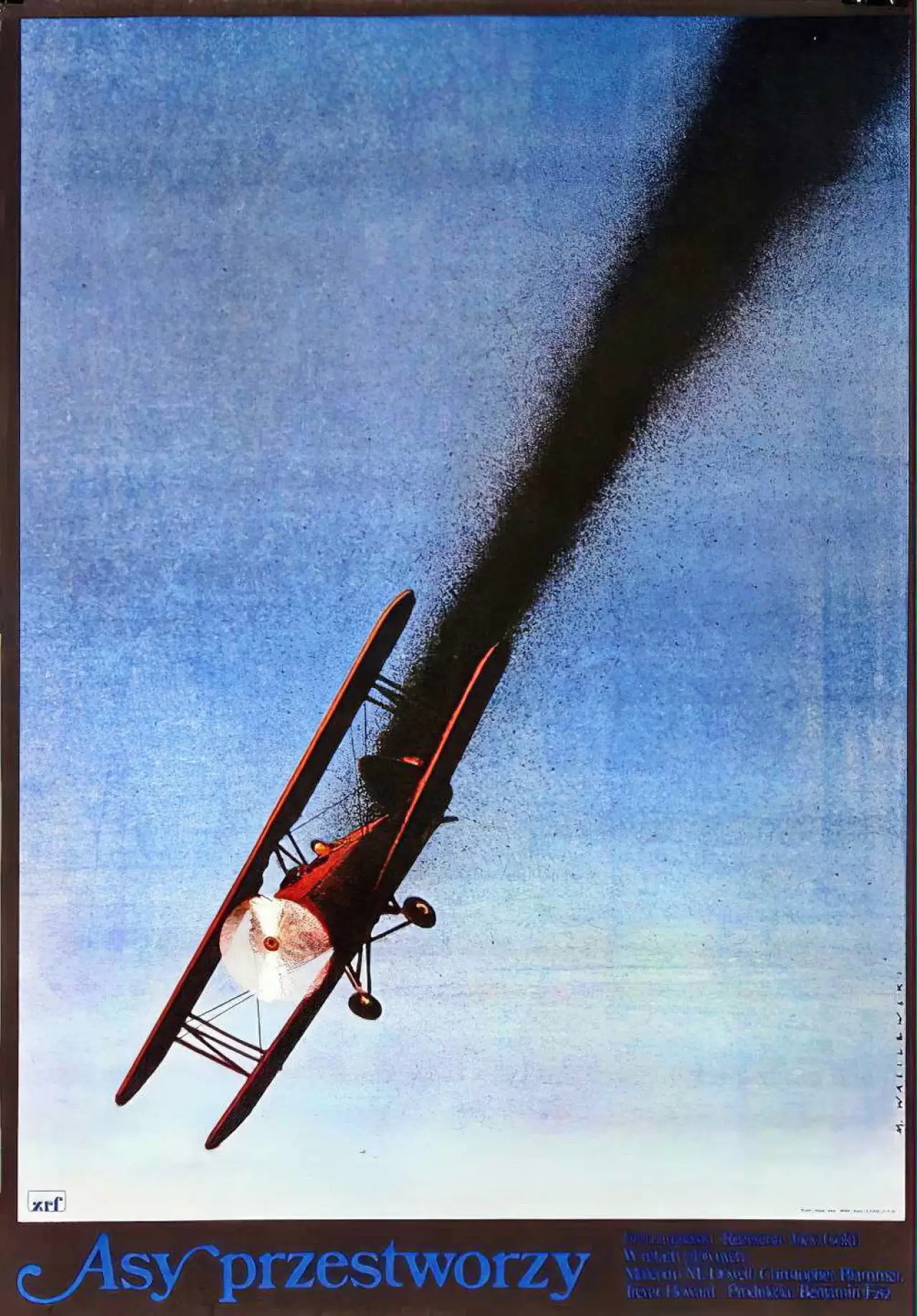 Plakat filmowy "Asy przestworzy"