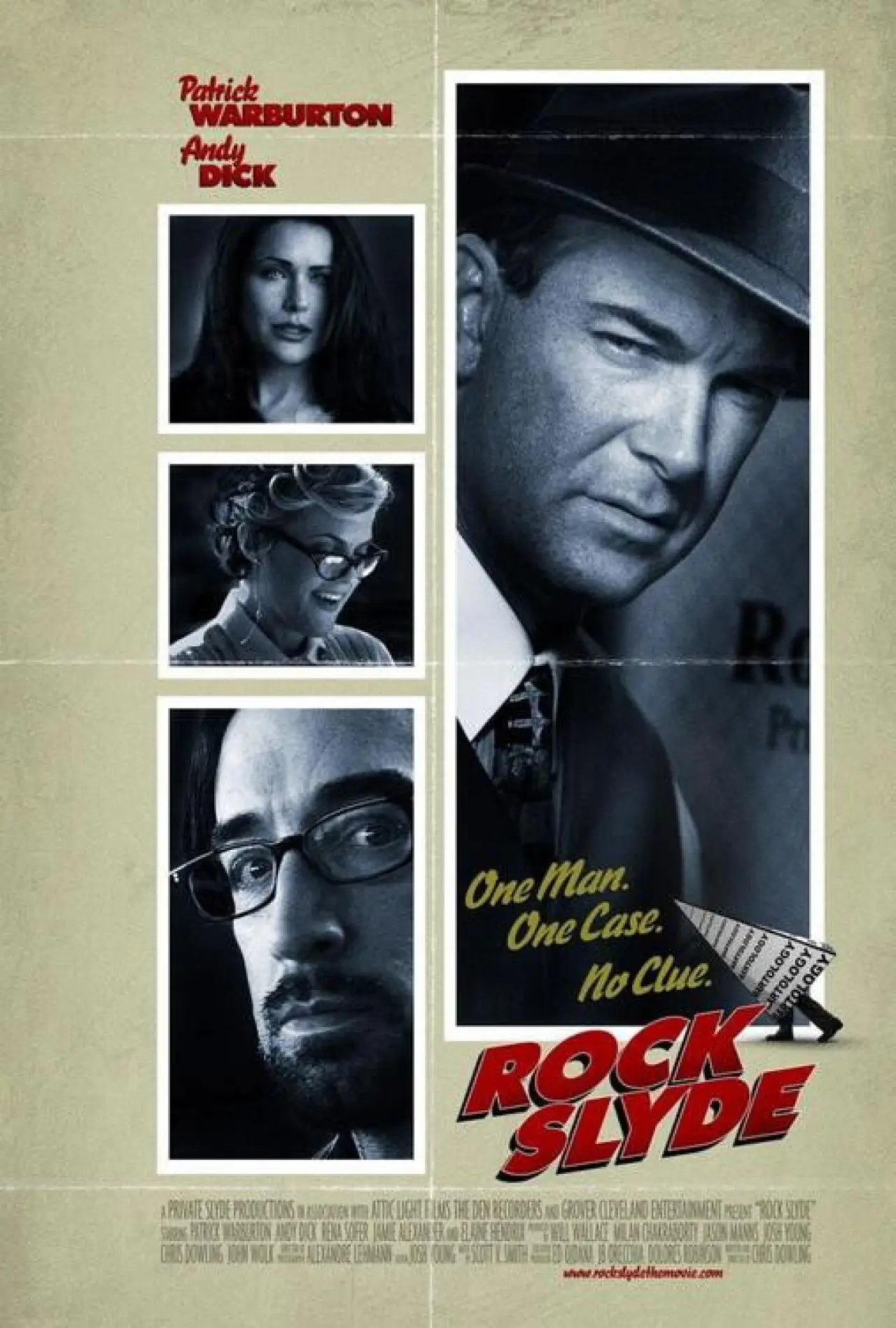 Plakat filmowy "Detektyw Rock Slyde"