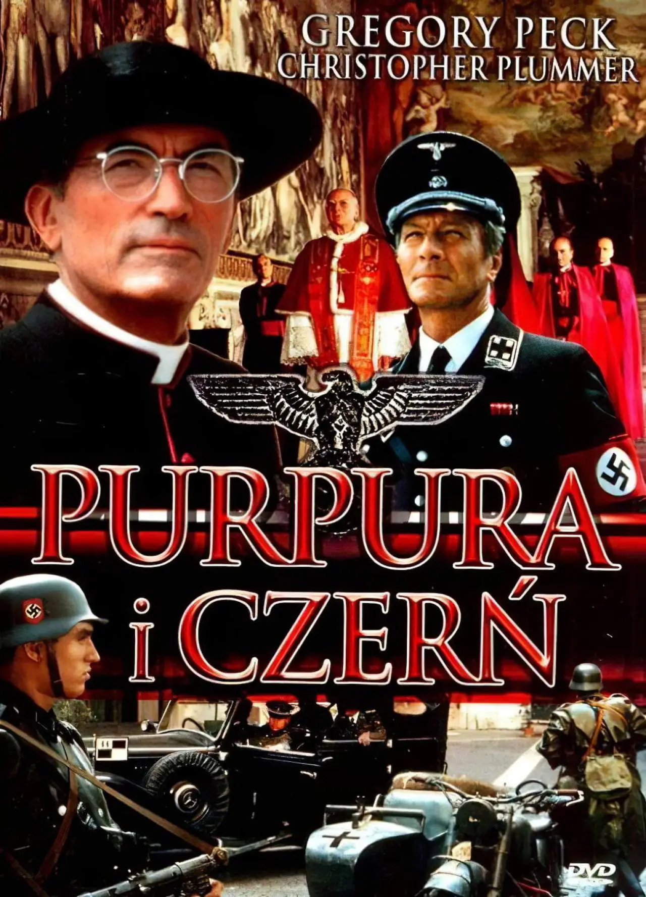 Plakat filmowy "Purpura i czerń"