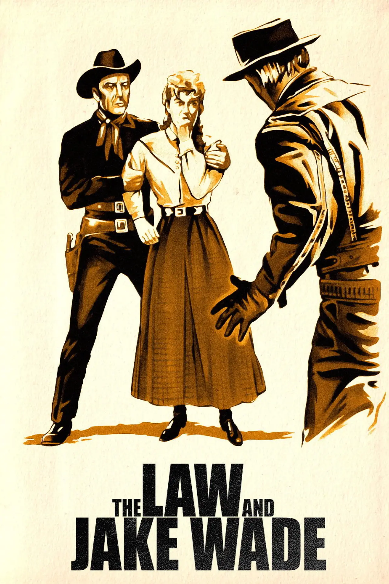 Plakat filmowy "Prawo i Jake Wade"