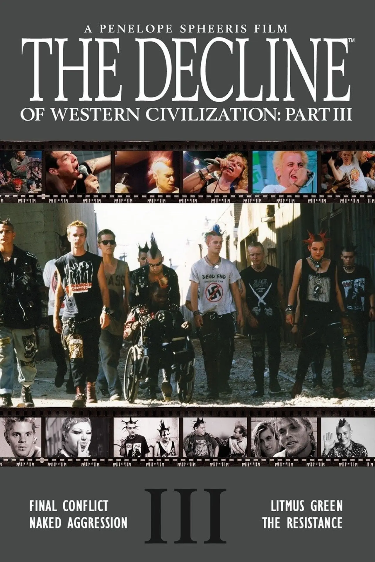 Plakat filmowy "The Decline of Western Civilization Part III"