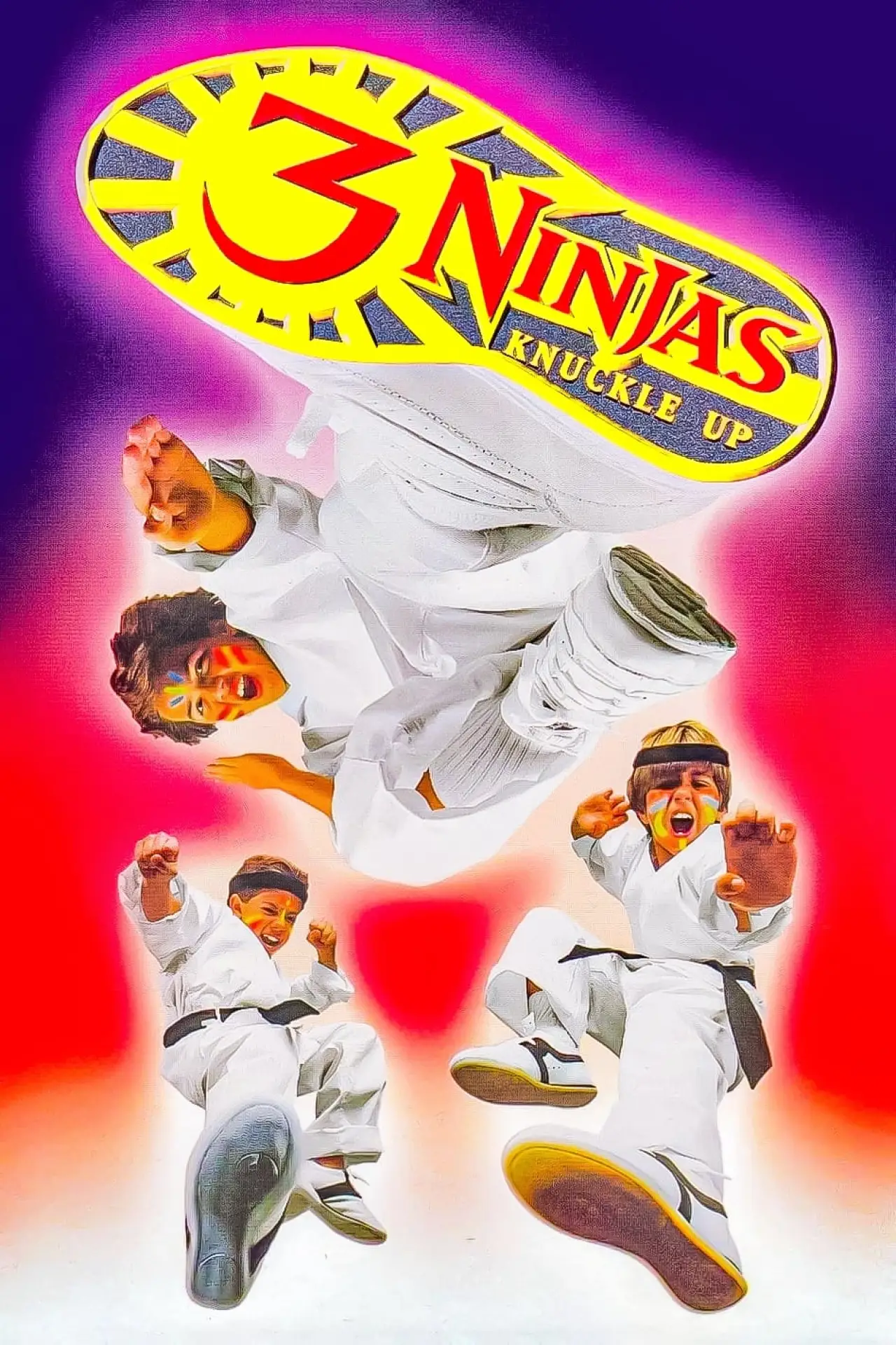 Plakat filmowy "Małolaty Ninja na wojennej ścieżce"