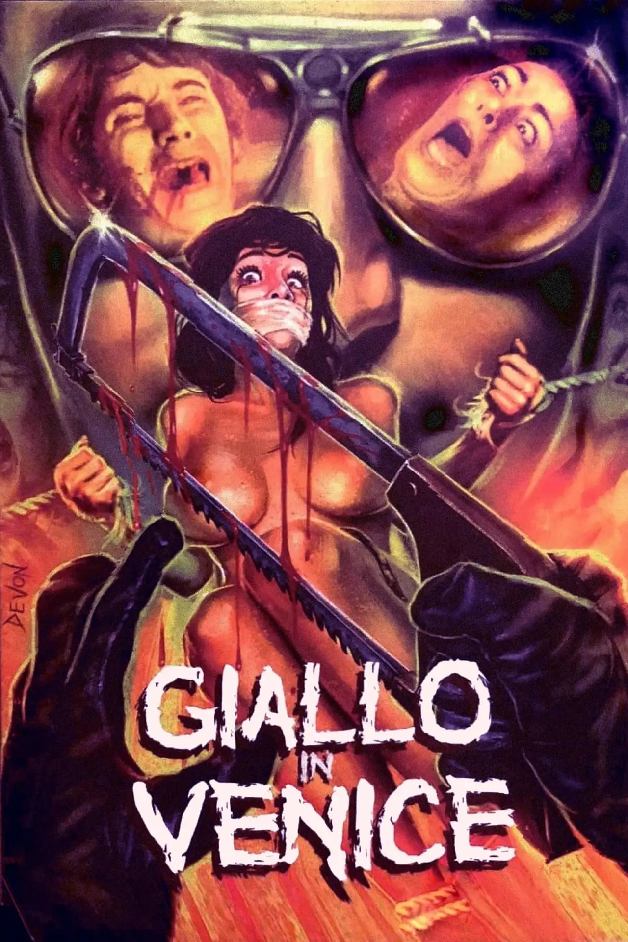 Plakat filmowy "Giallo w Wenecji"