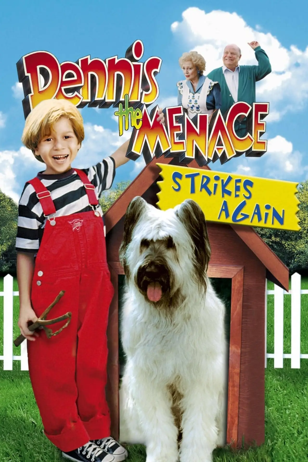 Plakat filmowy "Dennis znów rozrabia"