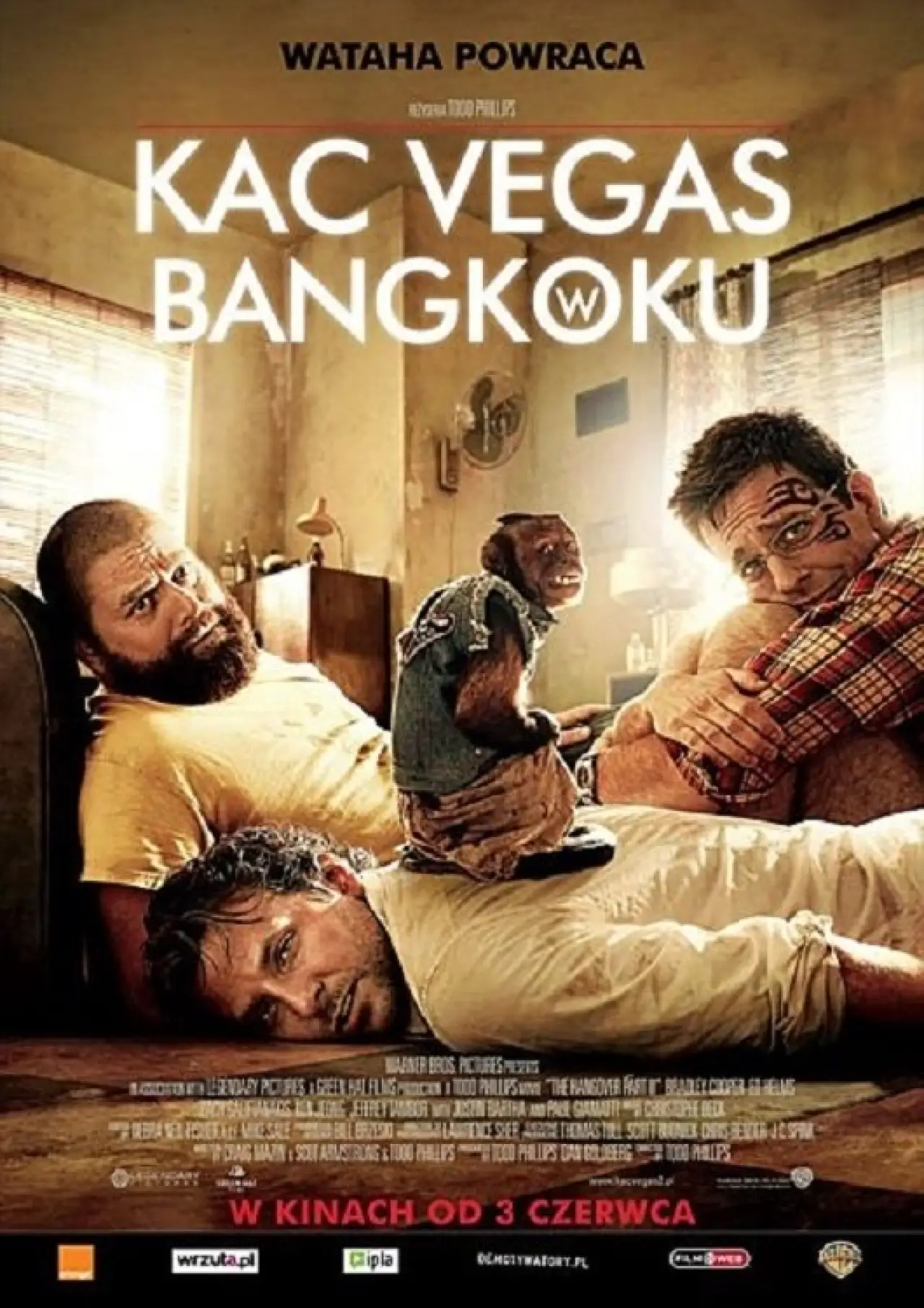 Plakat filmowy "Kac Vegas w Bangkoku"