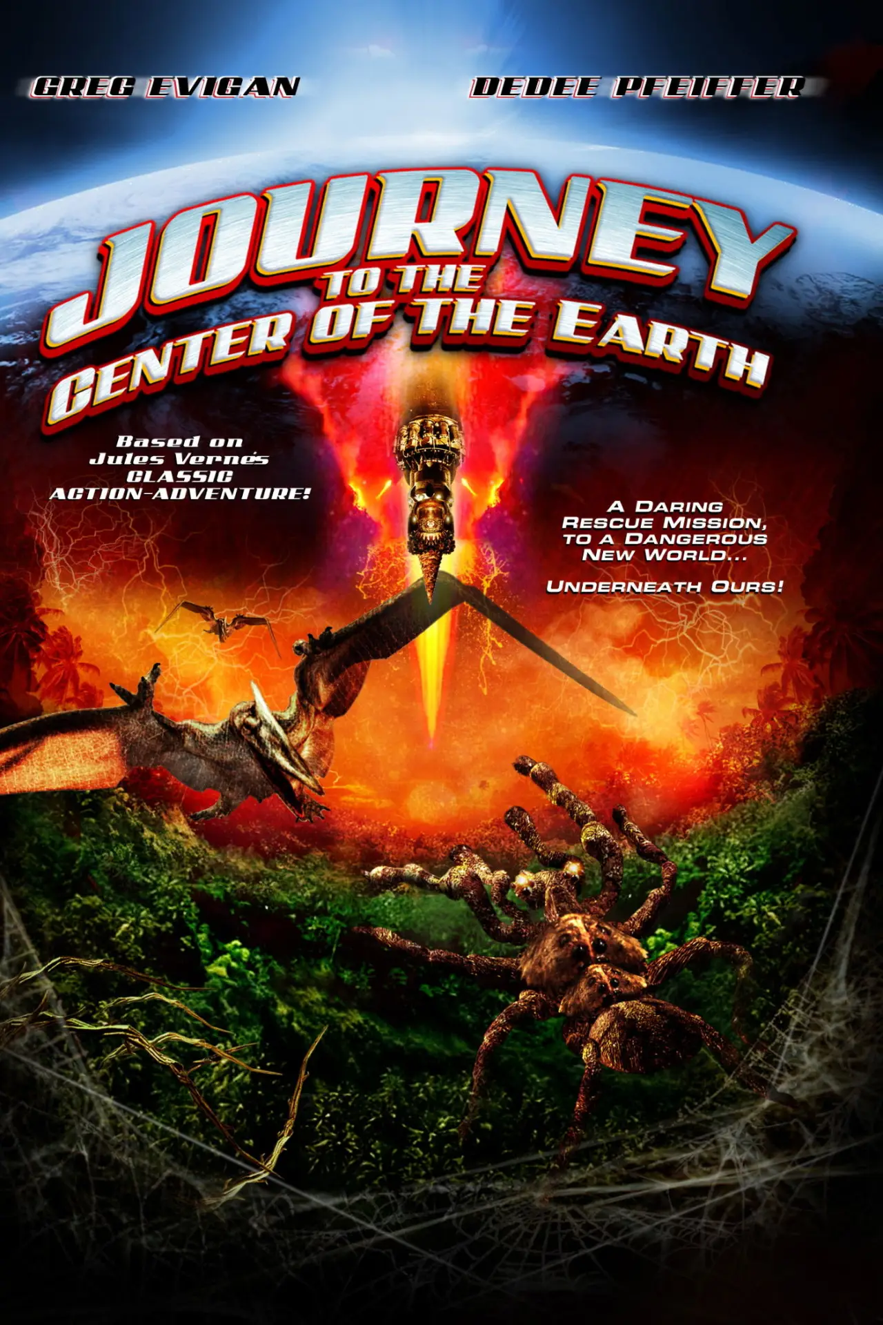 Plakat filmowy "Journey to the Center of the Earth"