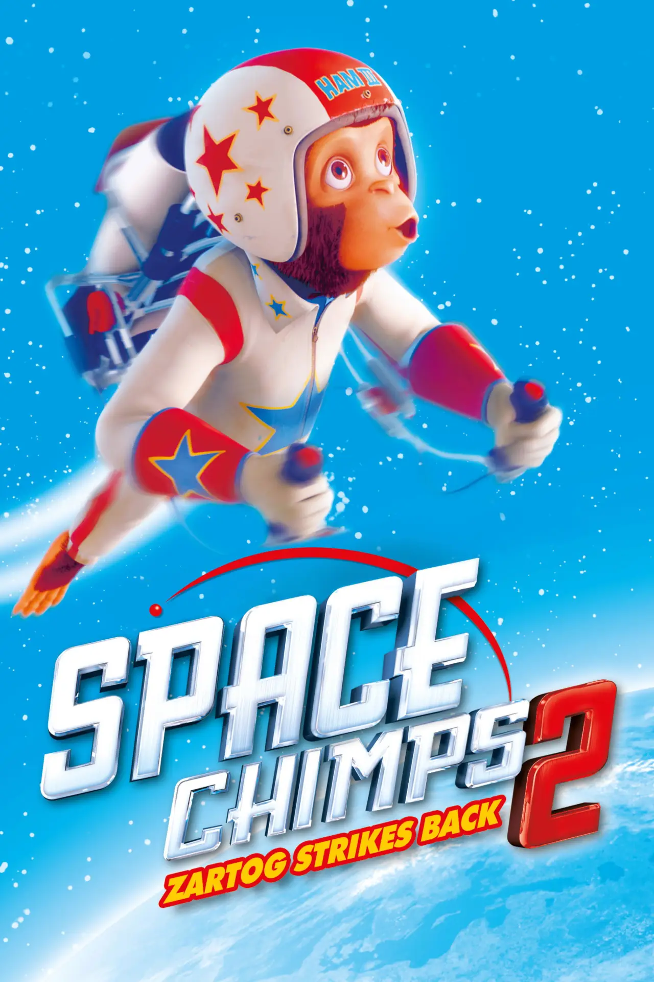 Plakat filmowy "Małpy w kosmosie 2"