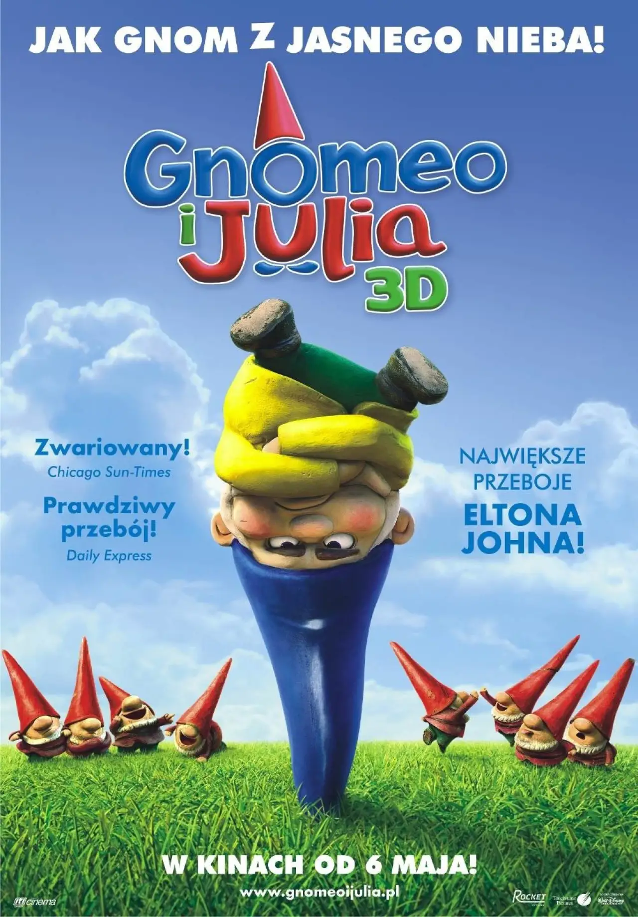 Plakat filmowy "Gnomeo i Julia"