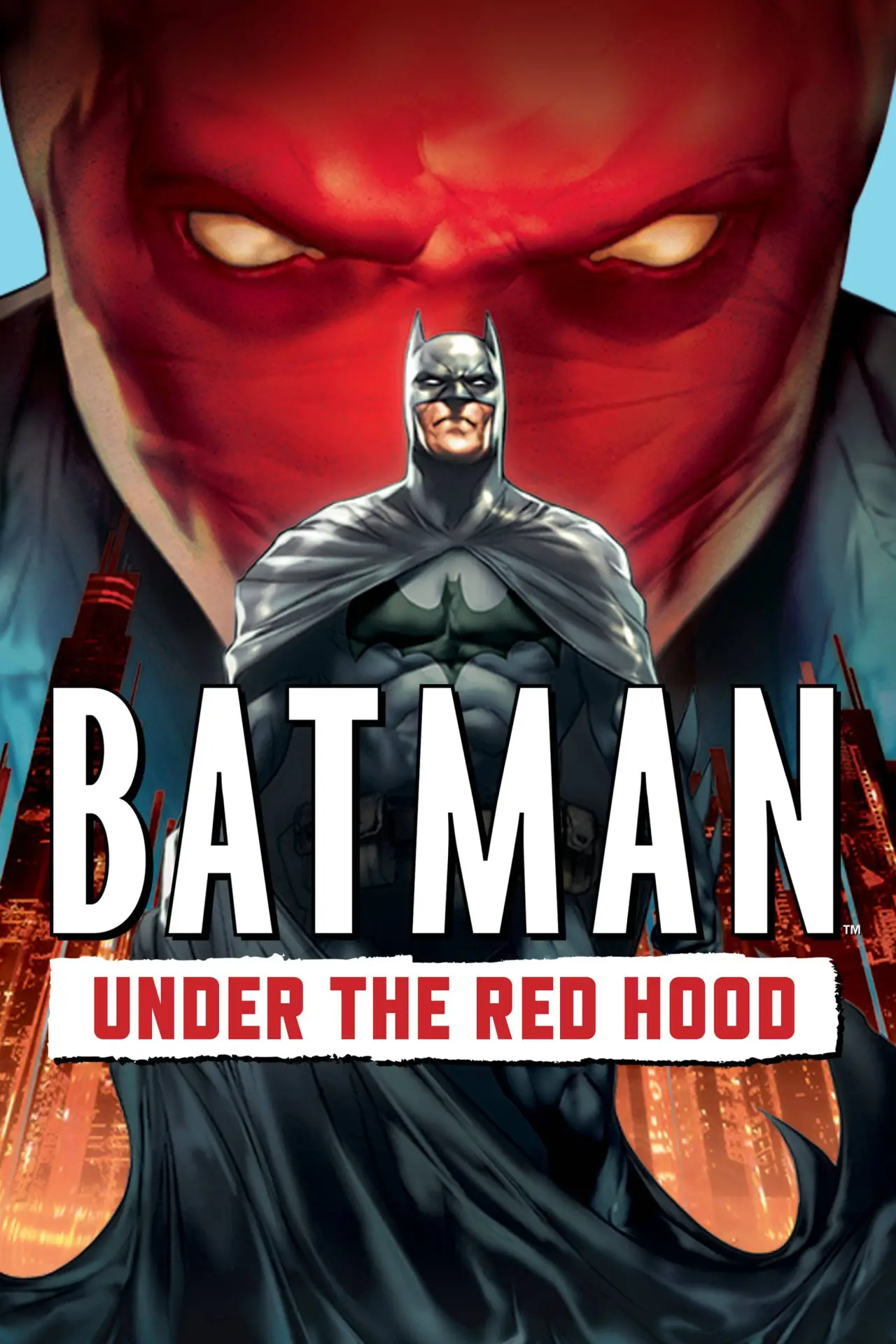 Plakat filmowy "Batman w cieniu Czerwonego Kaptura"