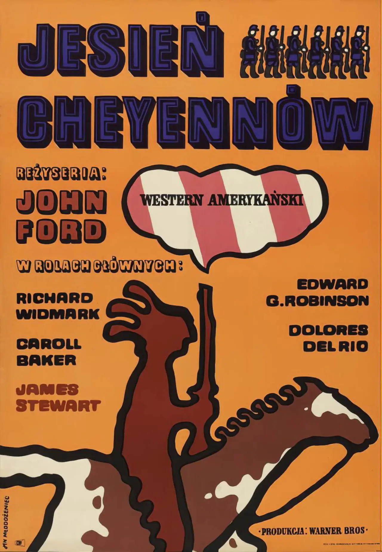 Plakat filmowy "Jesień Czejenów"