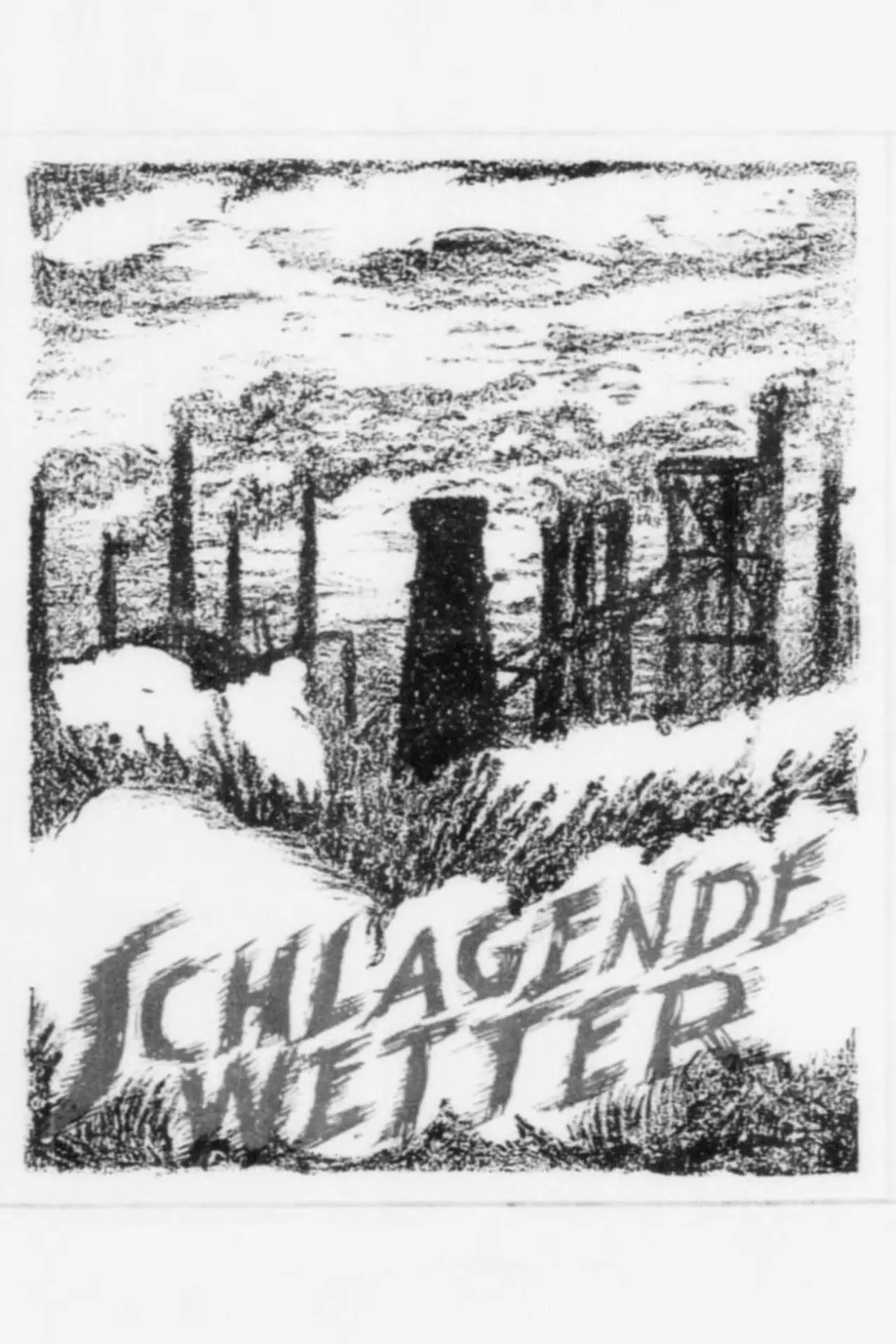 Plakat filmowy "Schlagende Wetter"