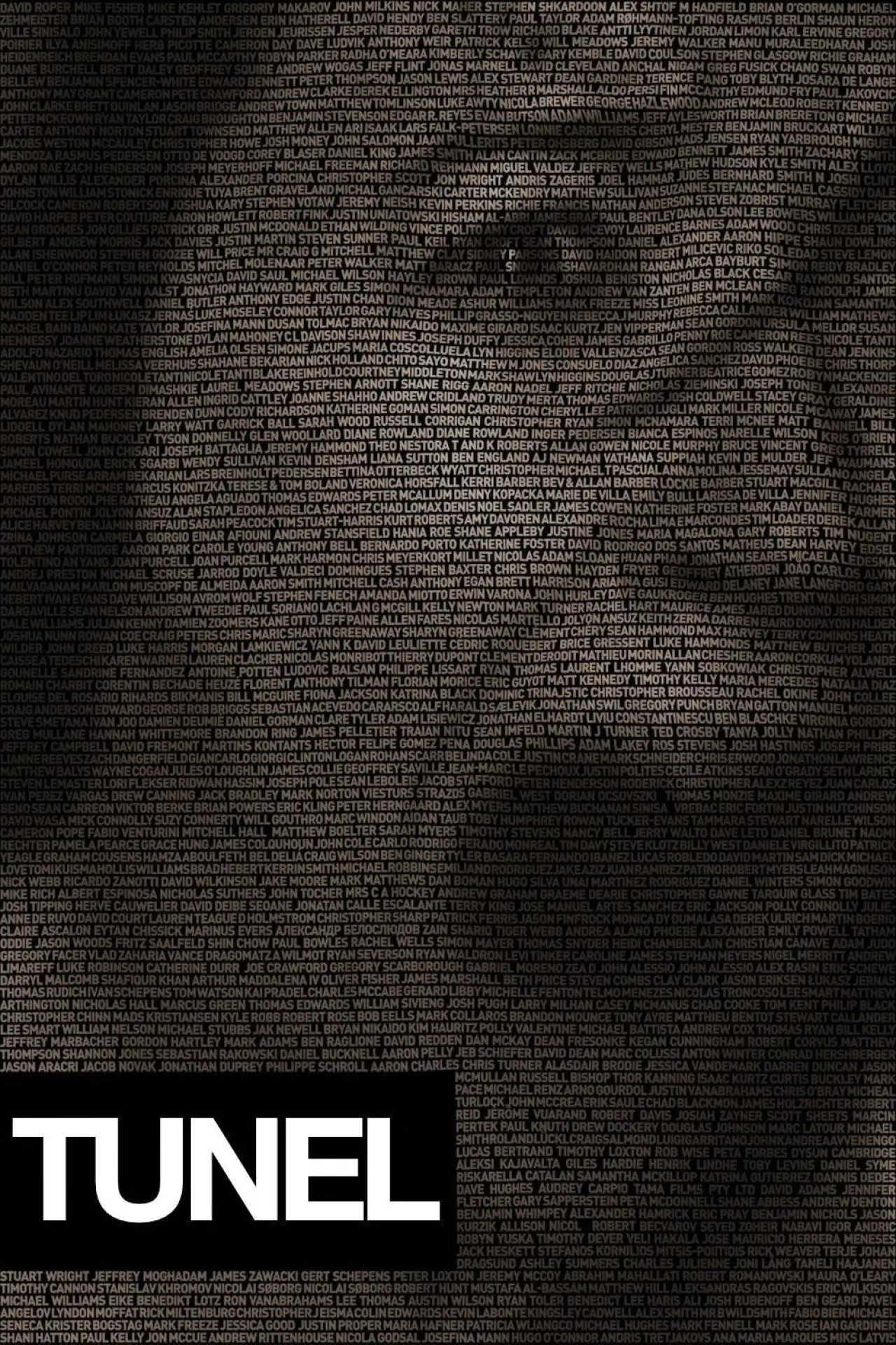 Plakat filmowy "Tunel"