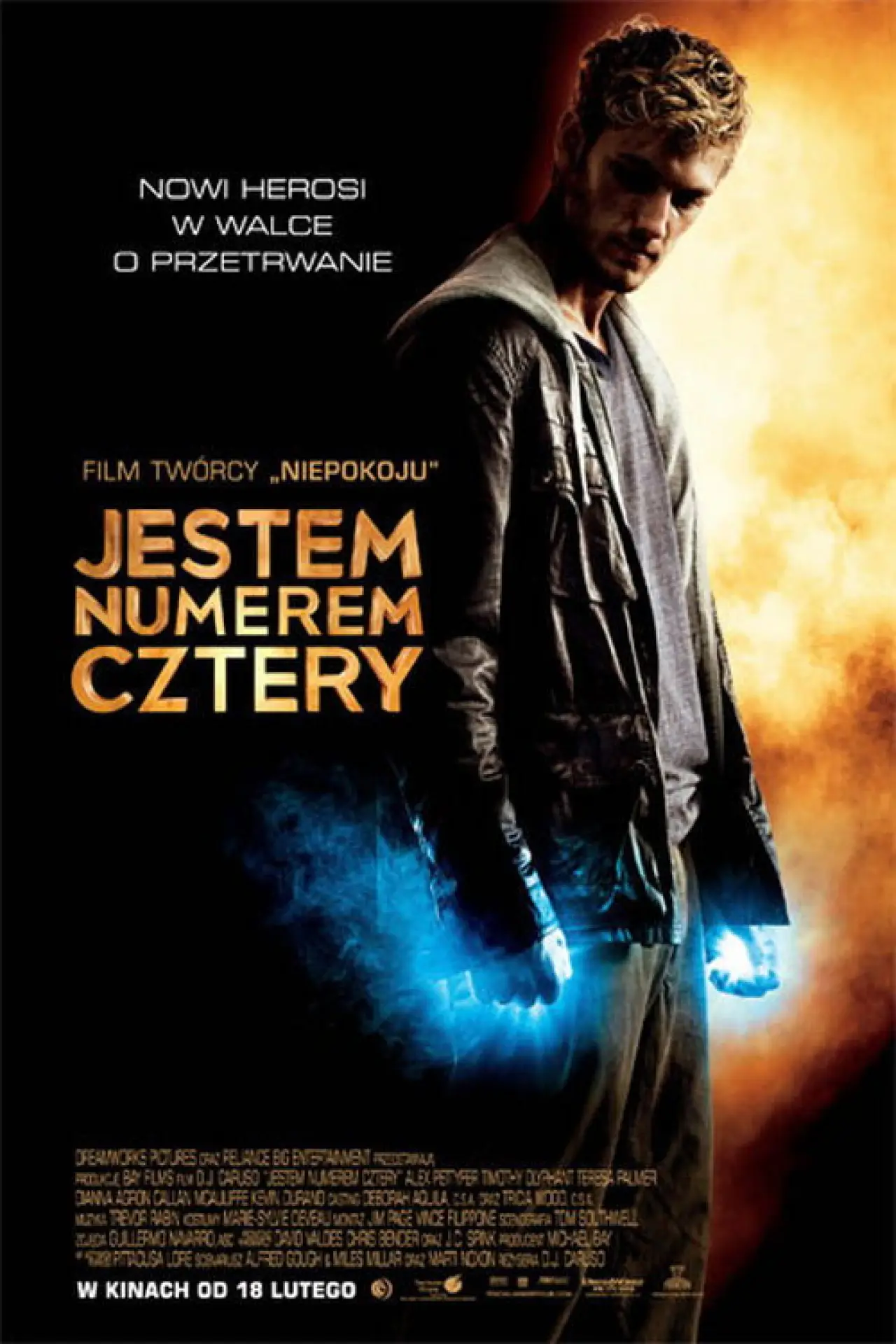 Plakat filmowy "Jestem numerem cztery"