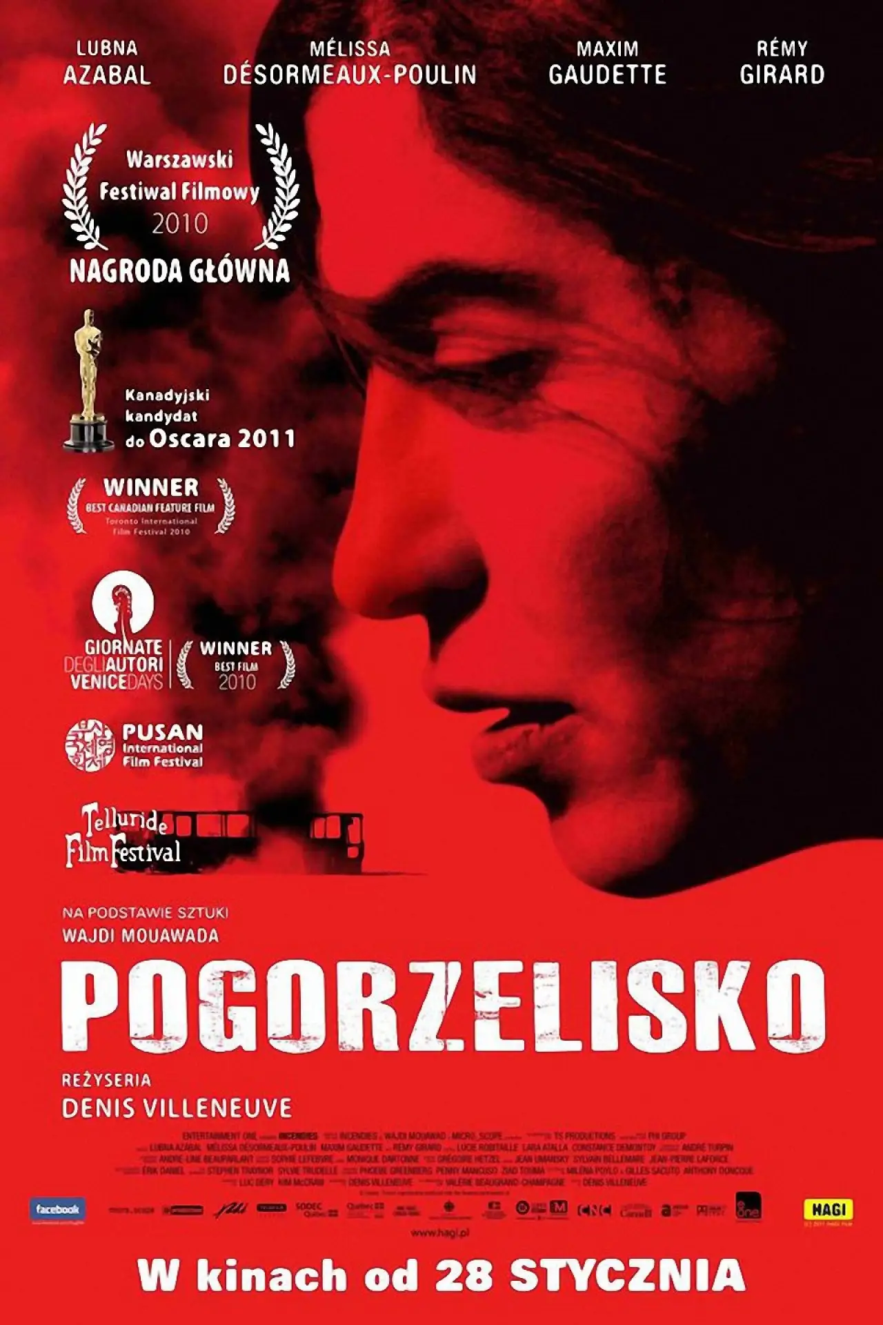 Plakat filmowy "Pogorzelisko"
