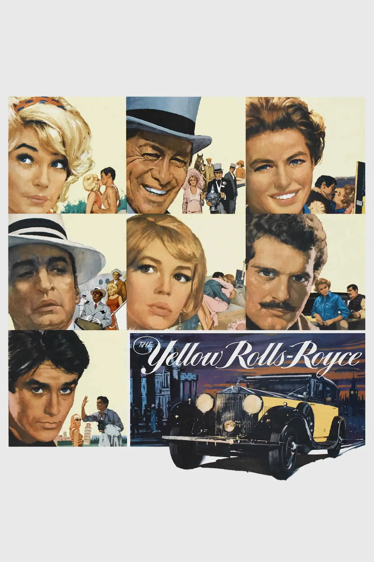 Plakat filmowy "The Yellow Rolls-Royce"